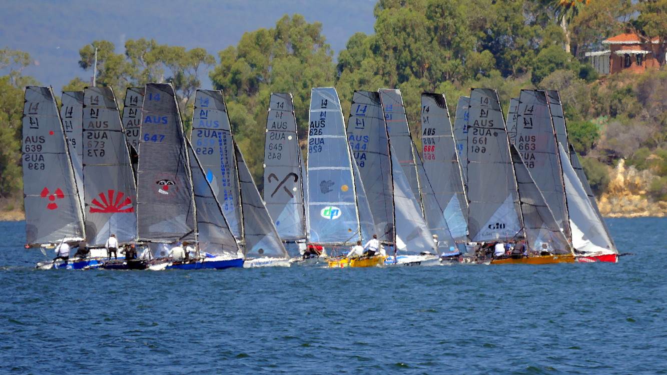 14 foot skiff racing Perth