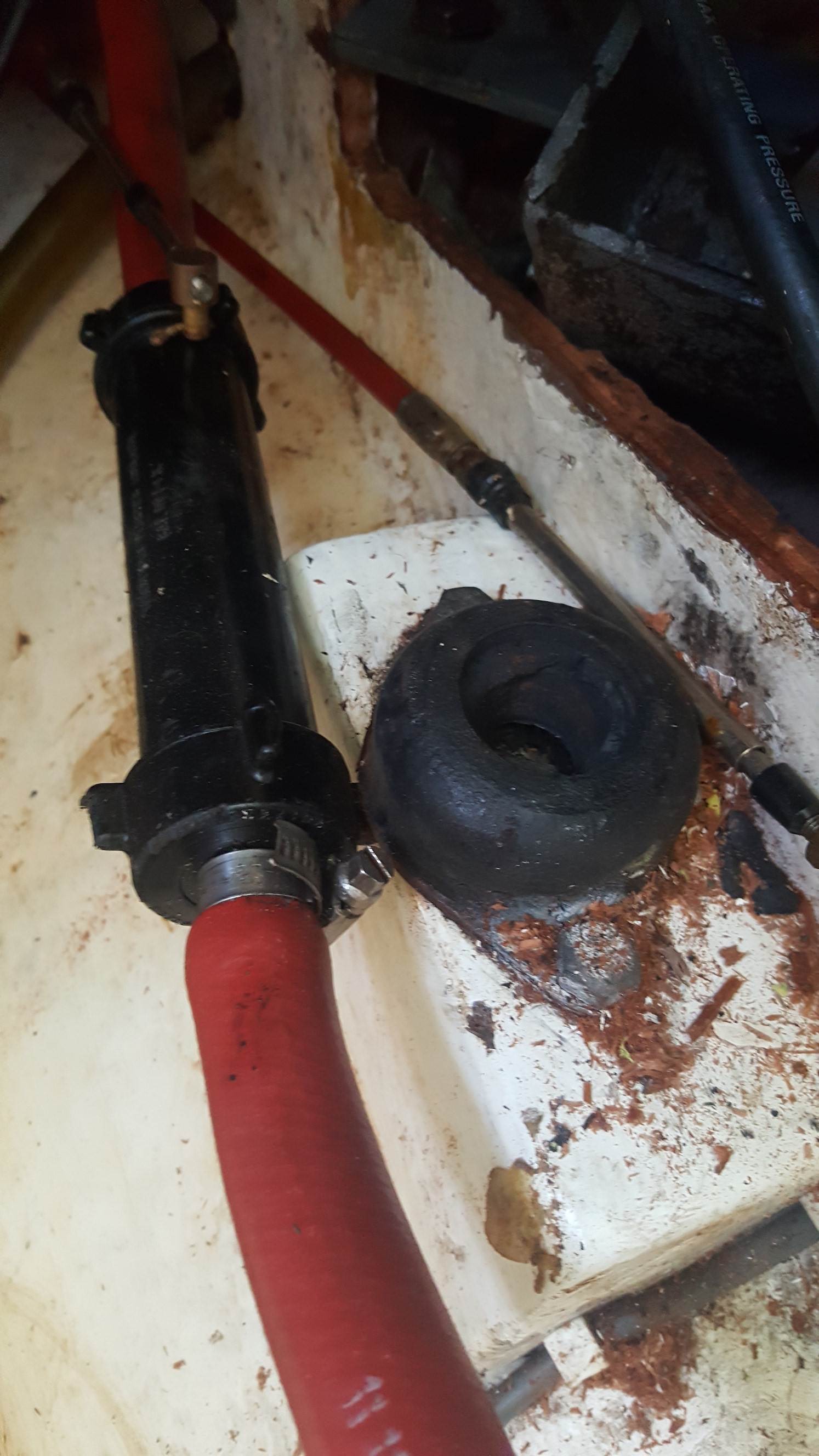Rear port side broken