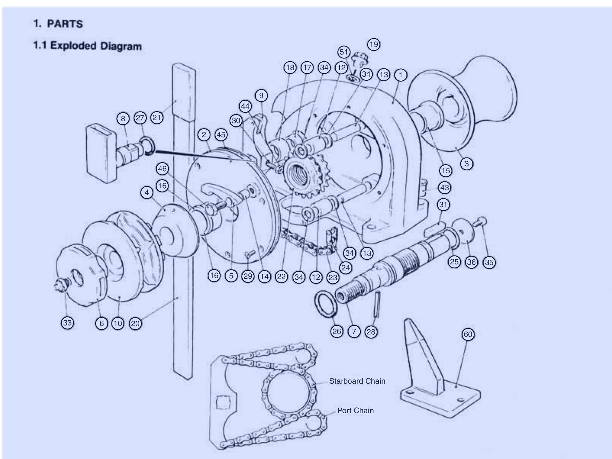 Simpson Lawrence Hyspeed 510 anchor winch