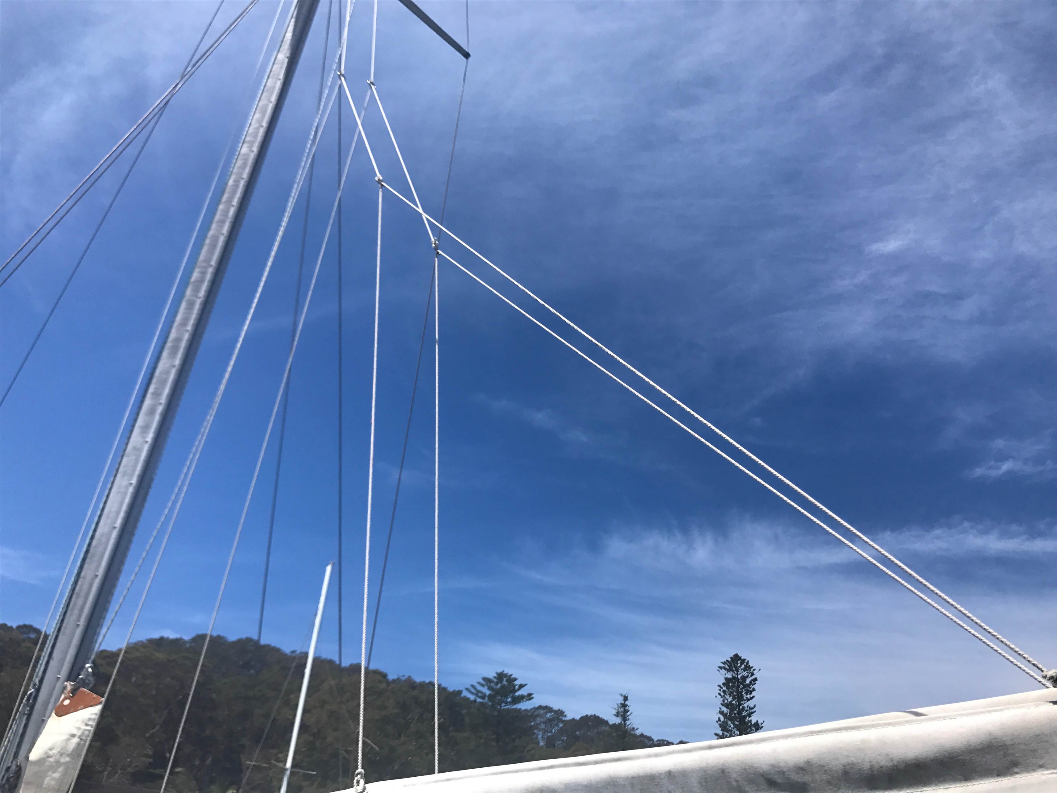 Sail bag rigging