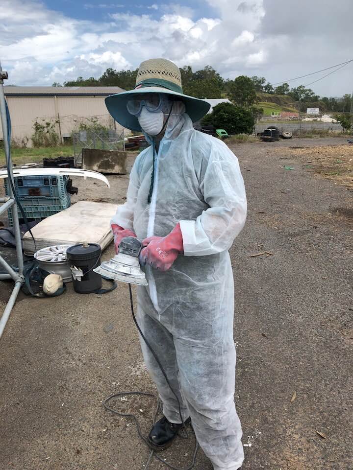 Me sanding