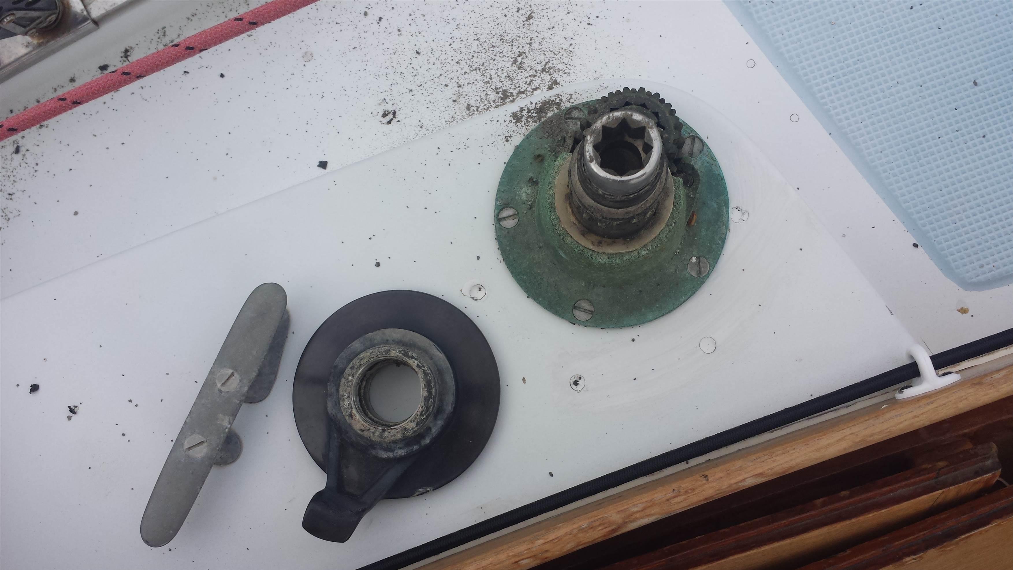 Winch maintenance overdue