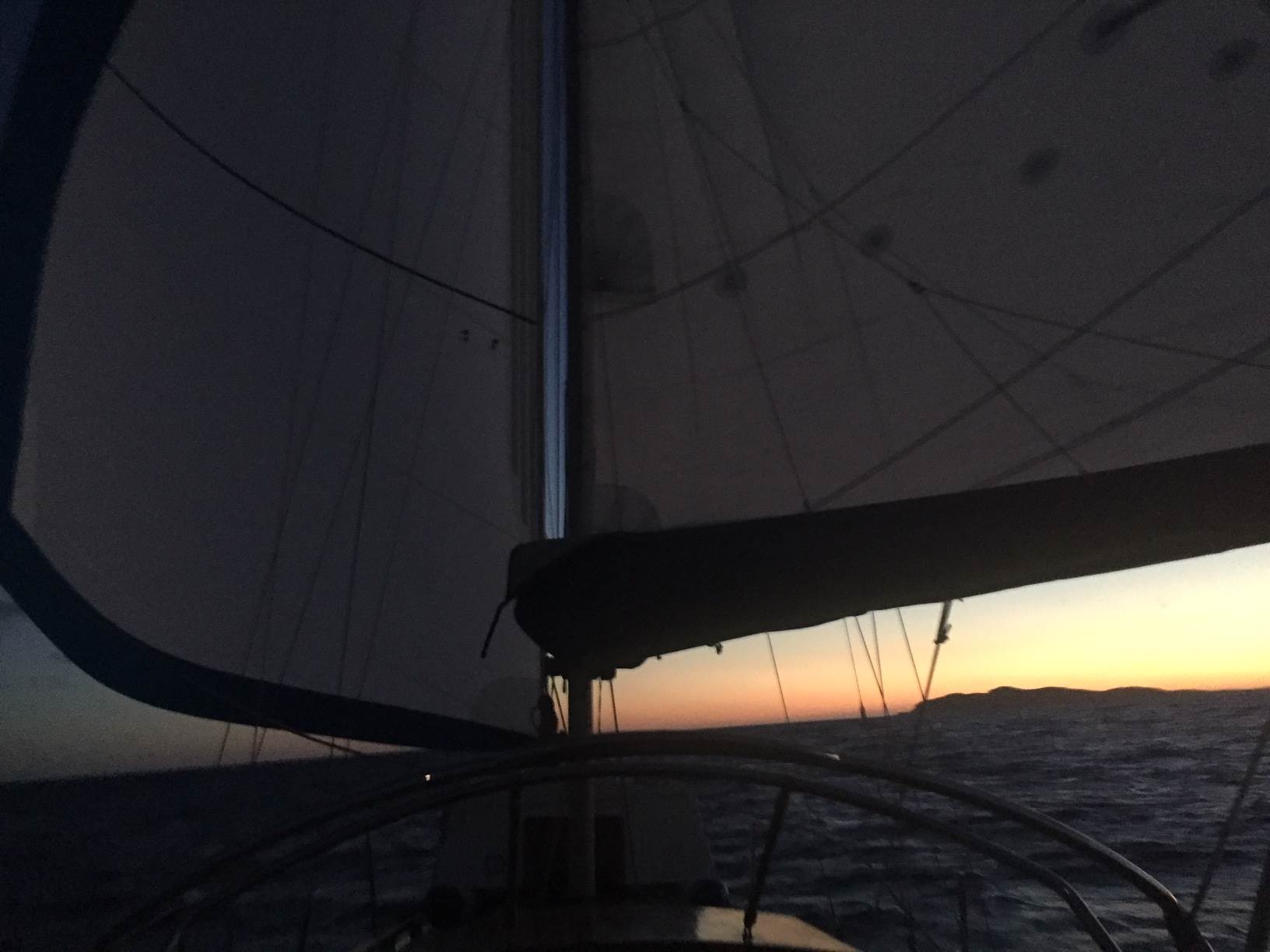 sailing home