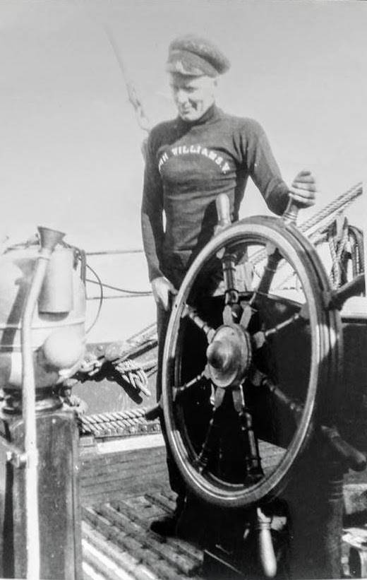 At the wheel