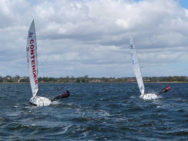 Contender Racing Perth. Single Trapeze Skiff