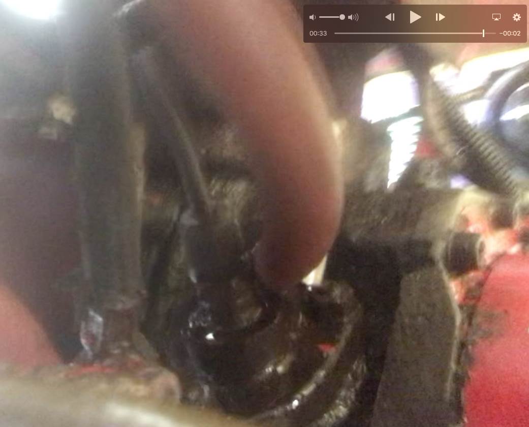2021-02-13 Leak on engine