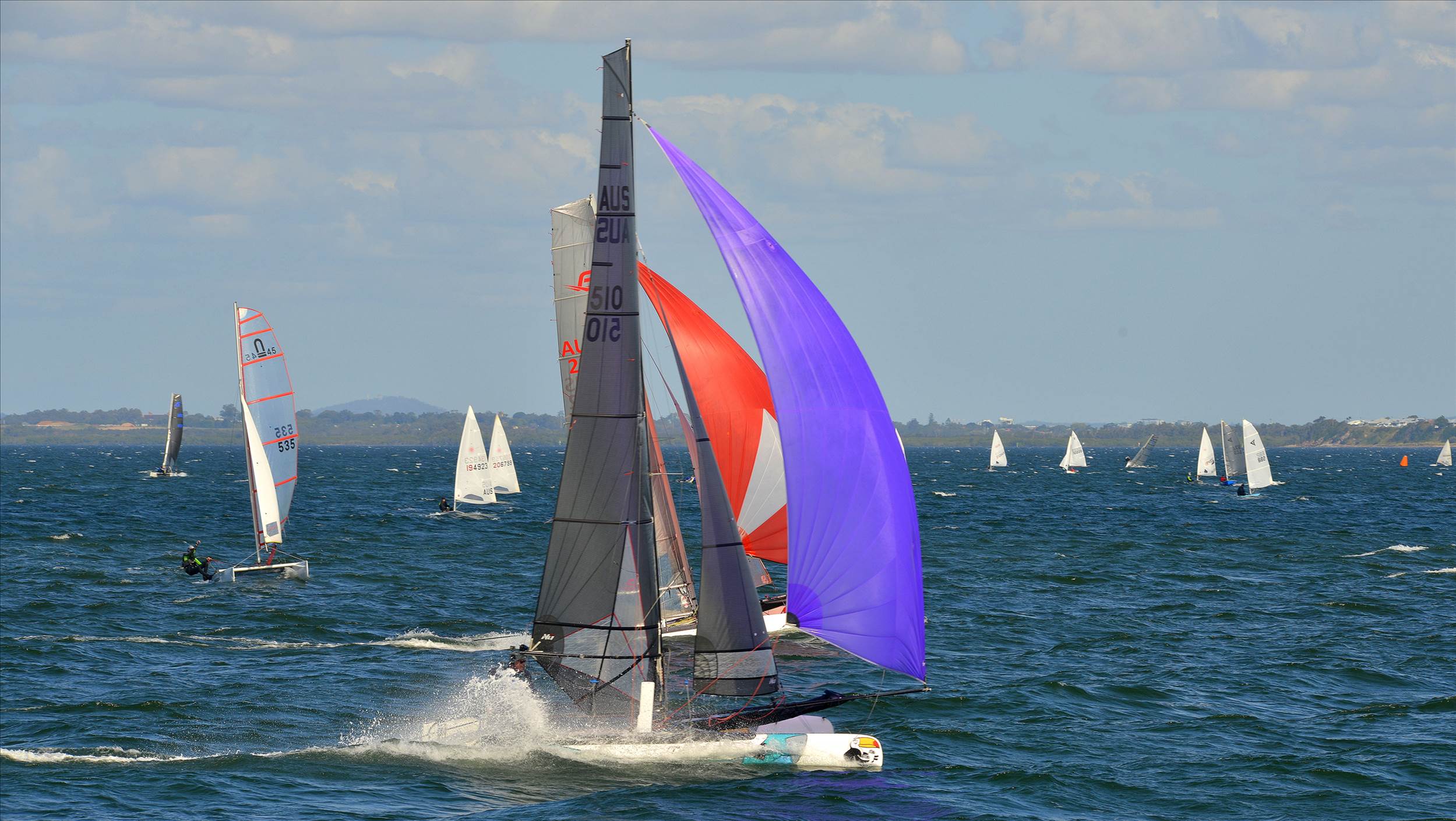 2022 HYC Winterbash Race 3, Multihulls