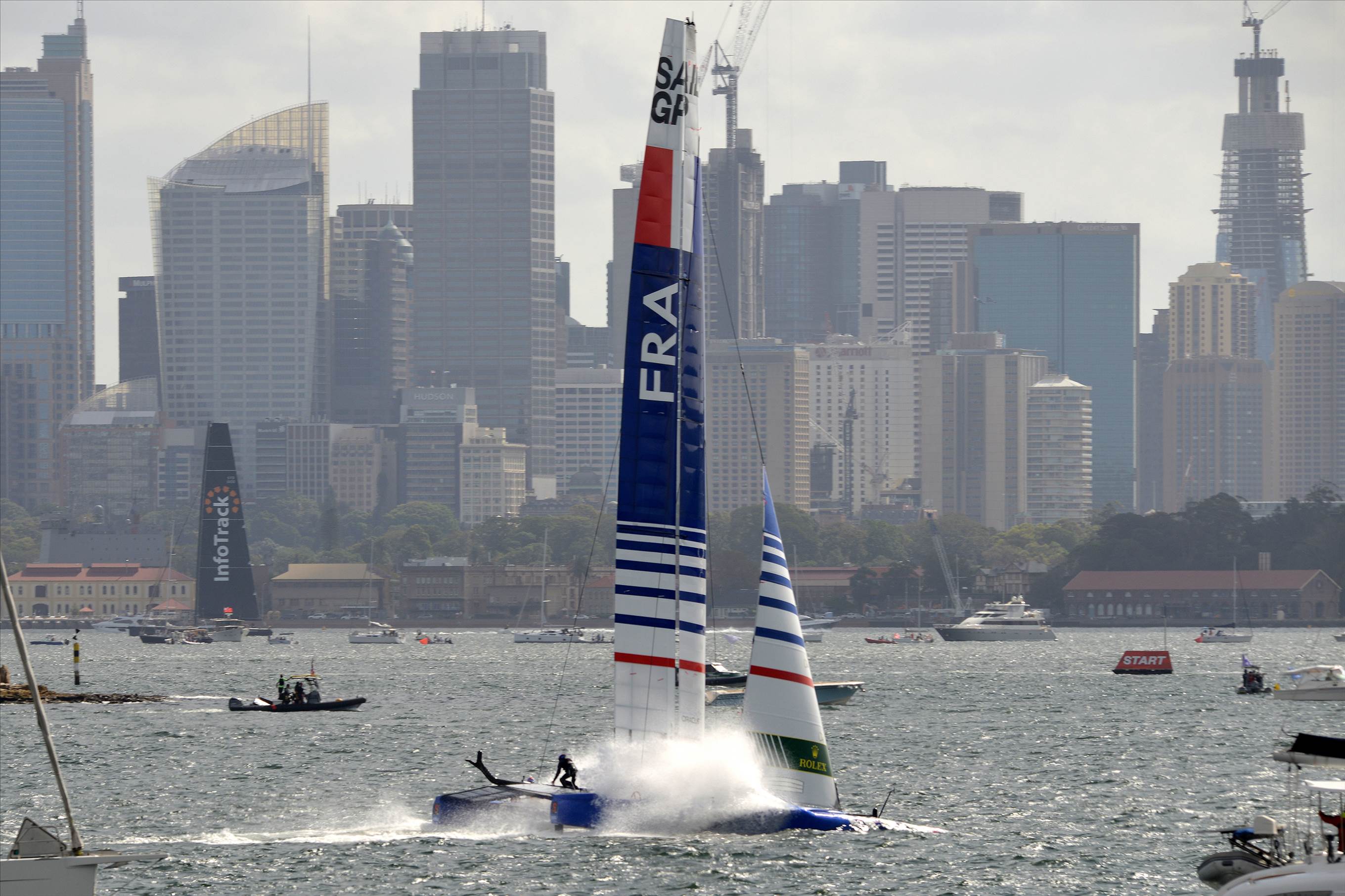 2020 Sail GP Sydney Nosedives
