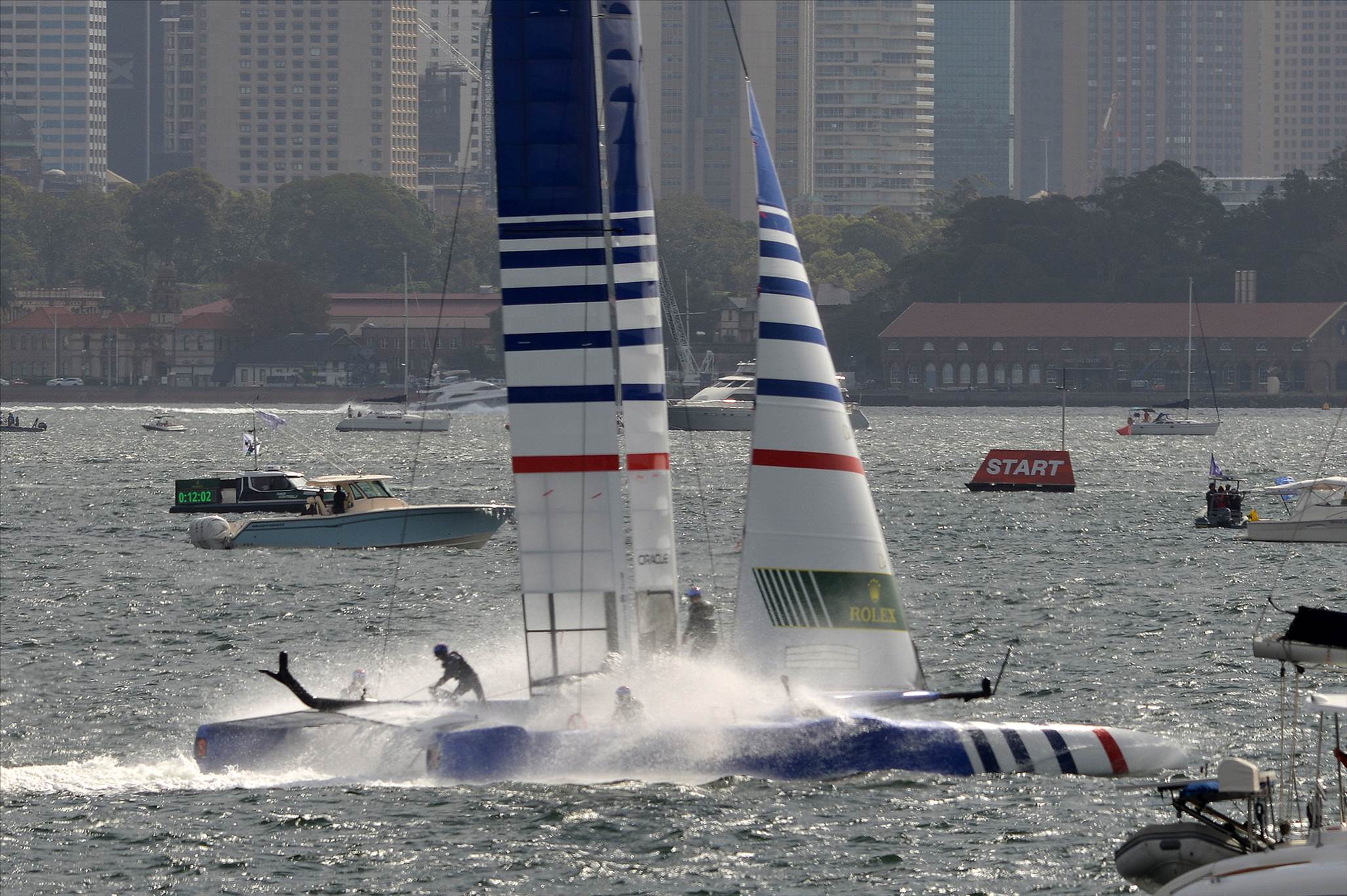 2020 Sail GP Sydney Nosedives
