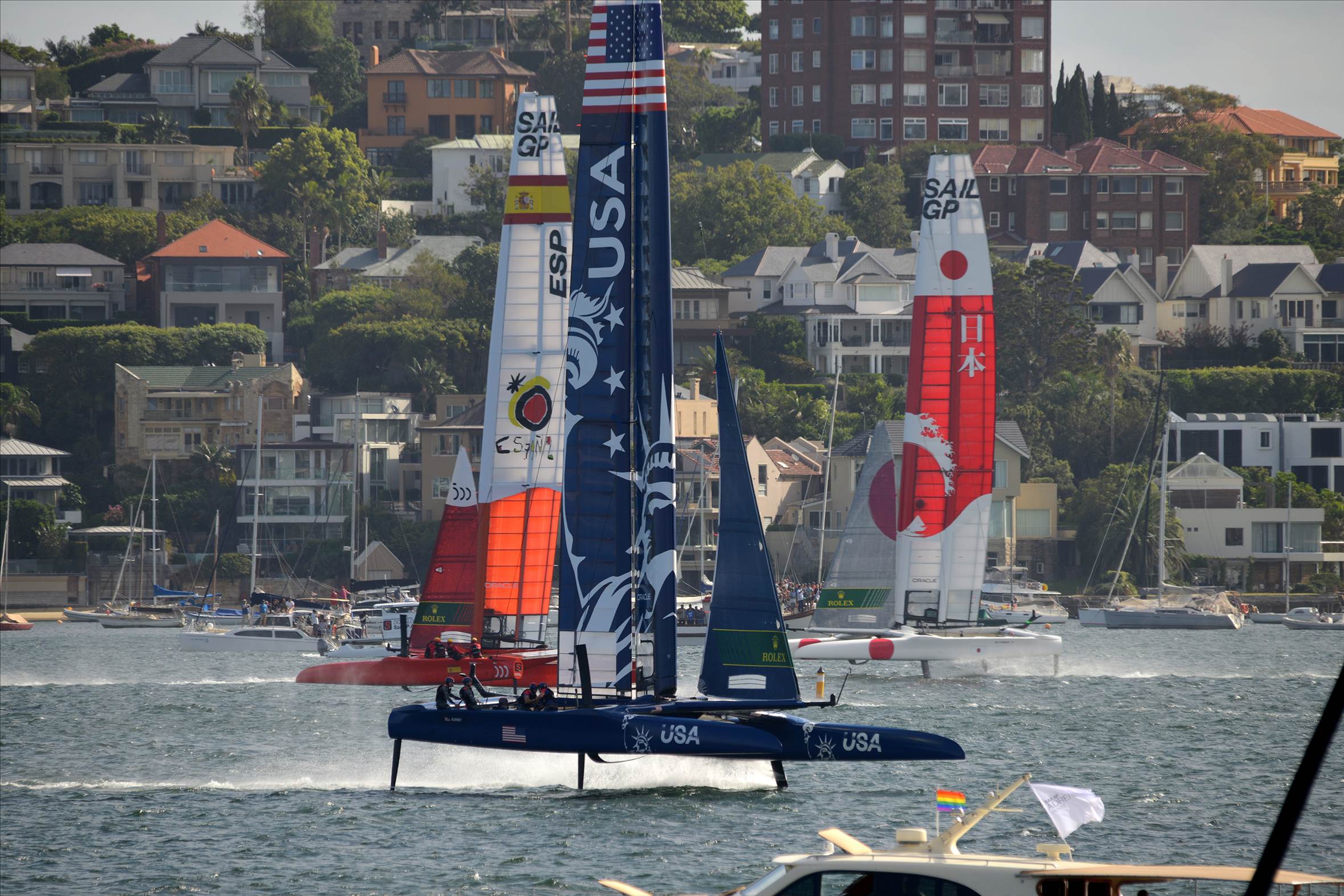 2020 Sail GP Sydney Nosedives