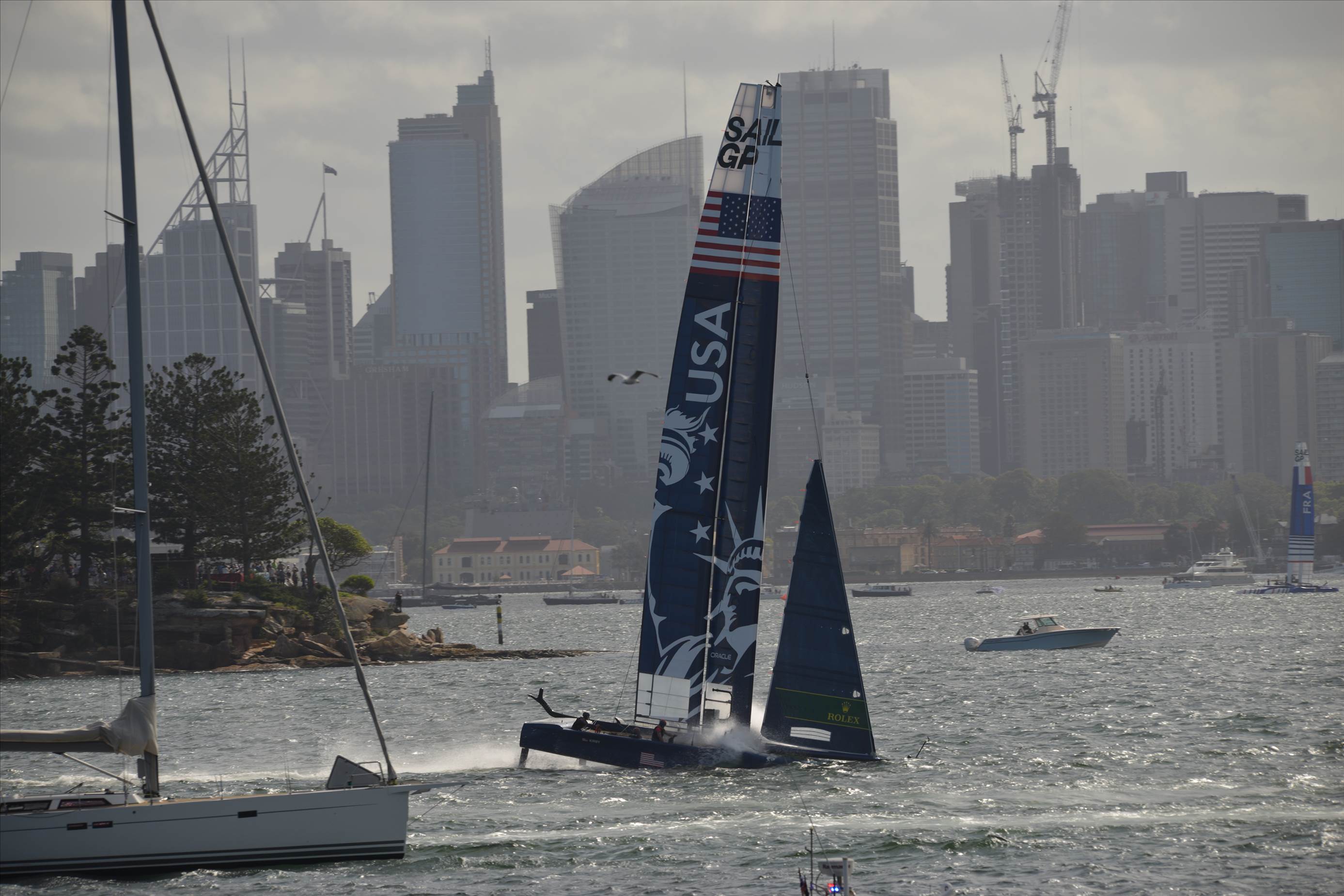 2020 Sail GP Sydney Nosedives