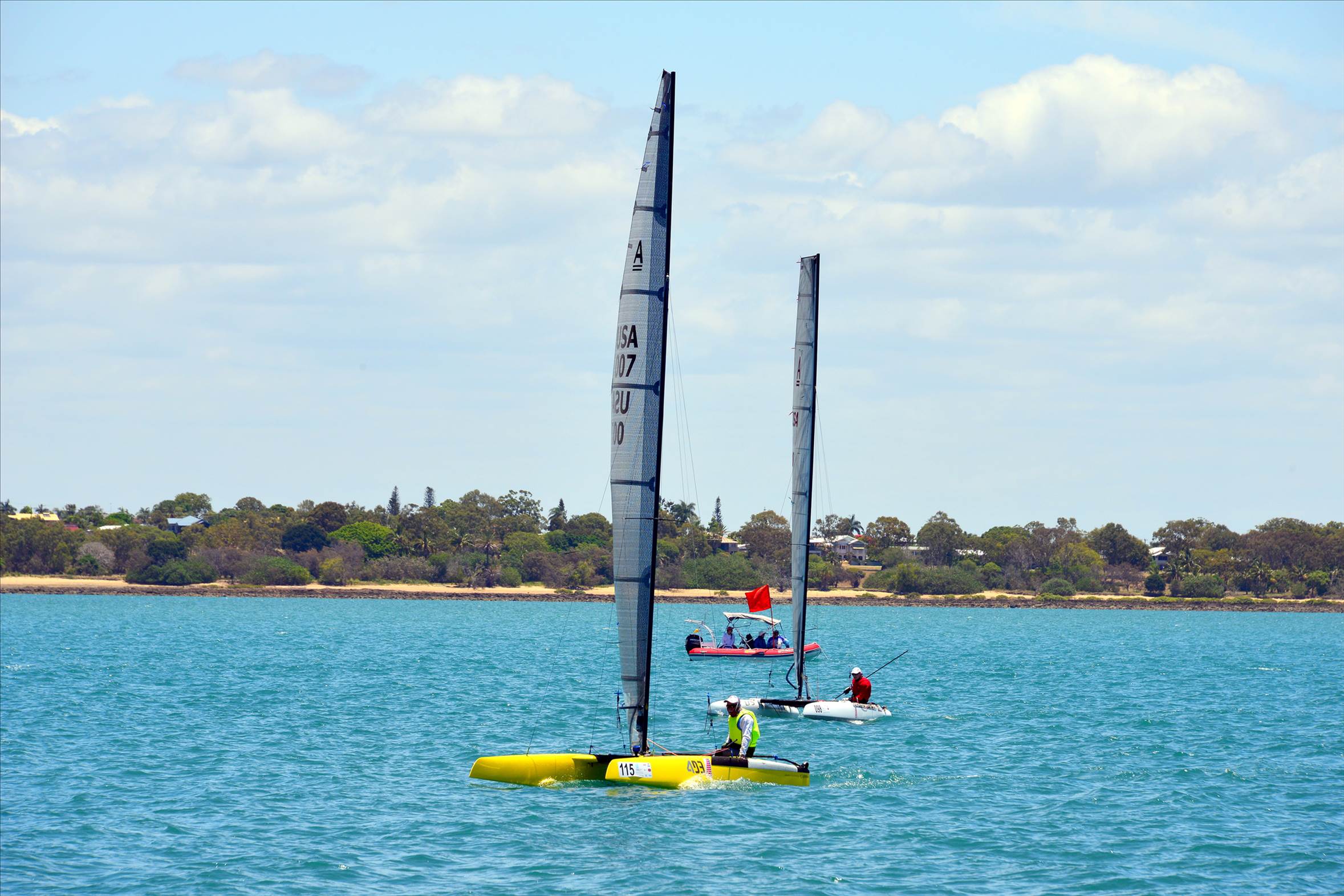 2018 "A" Class Catamaran Worlds (Race 1, Tues 20th)