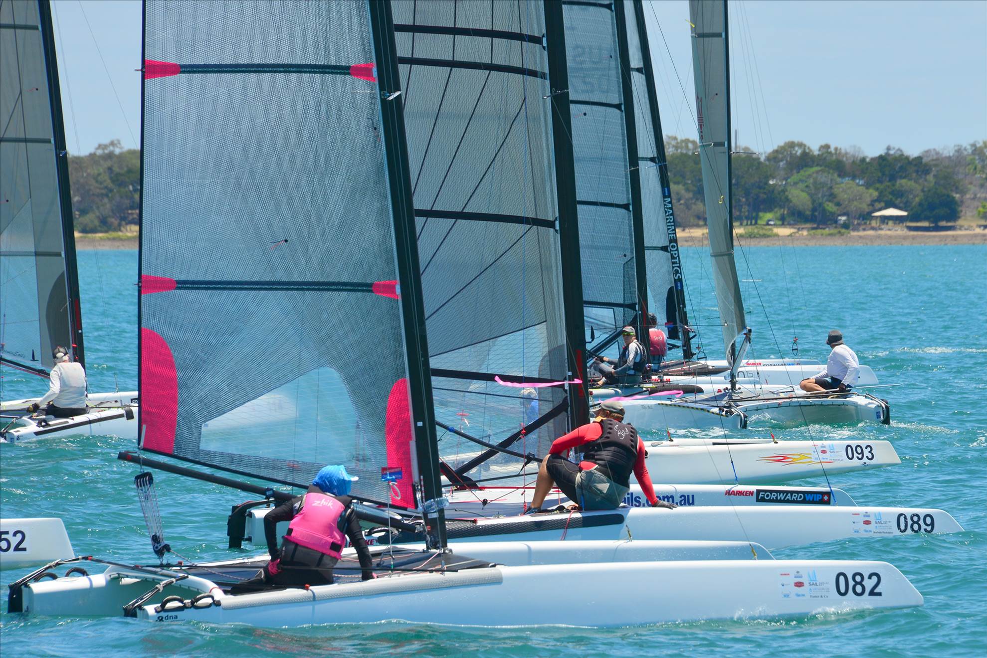 2018 "A" Class Catamaran Worlds (Race 1, Tues 20th)