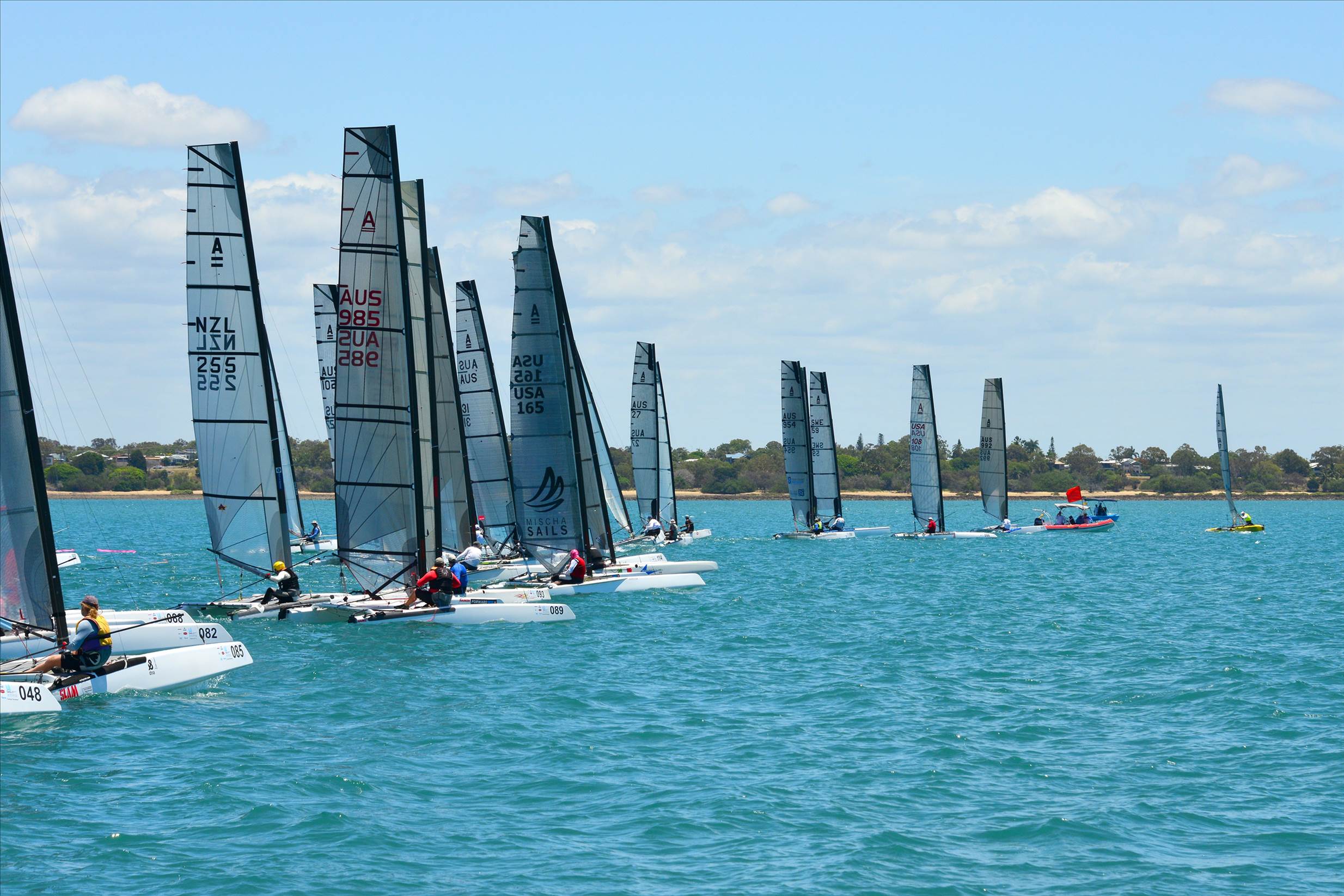2018 "A" Class Catamaran Worlds (Race 1, Tues 20th)