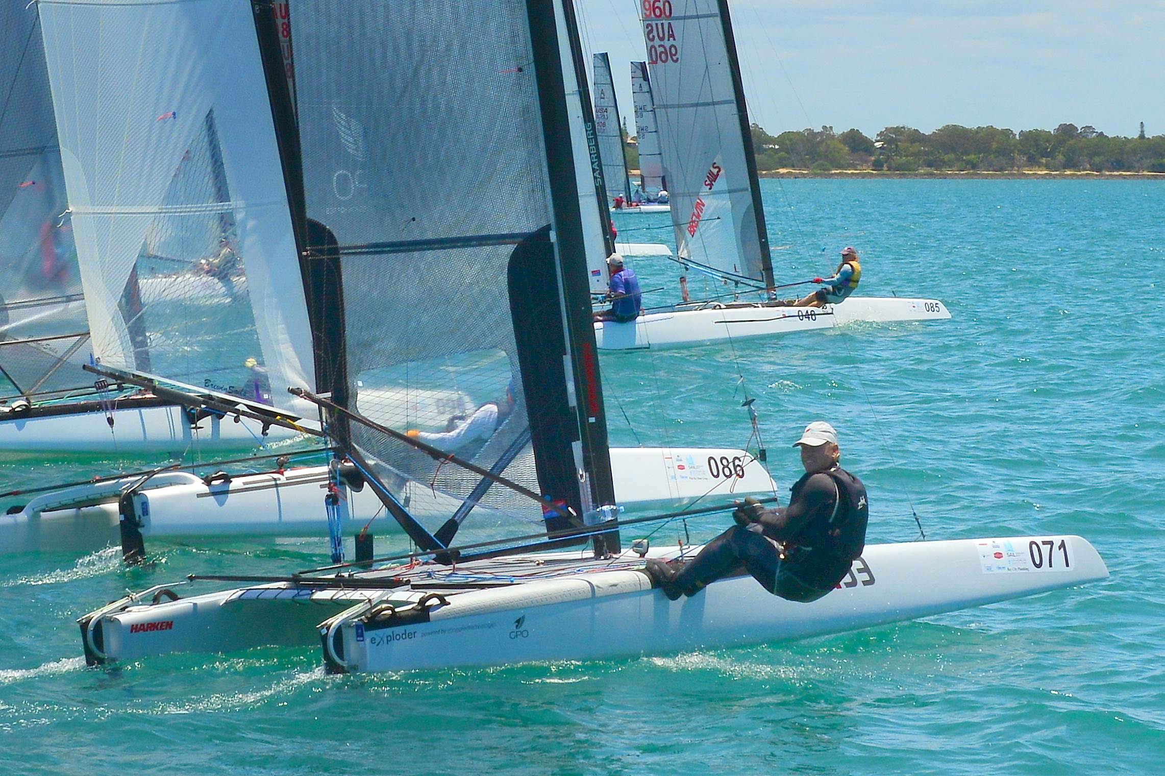 2018 "A" Class Catamaran Worlds (Race 1, Tues 20th)