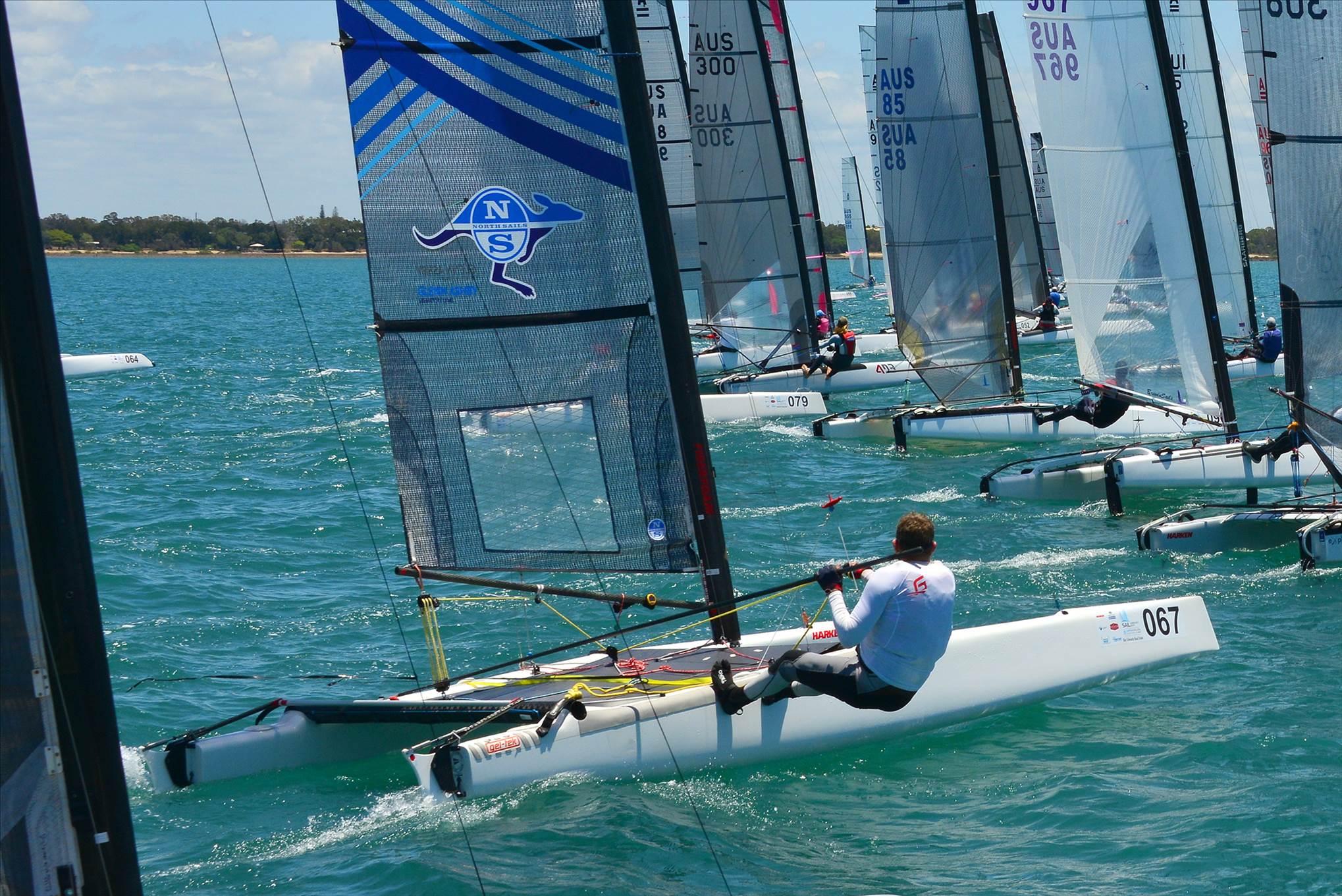 2018 "A" Class Catamaran Worlds (Race 1, Tues 20th)