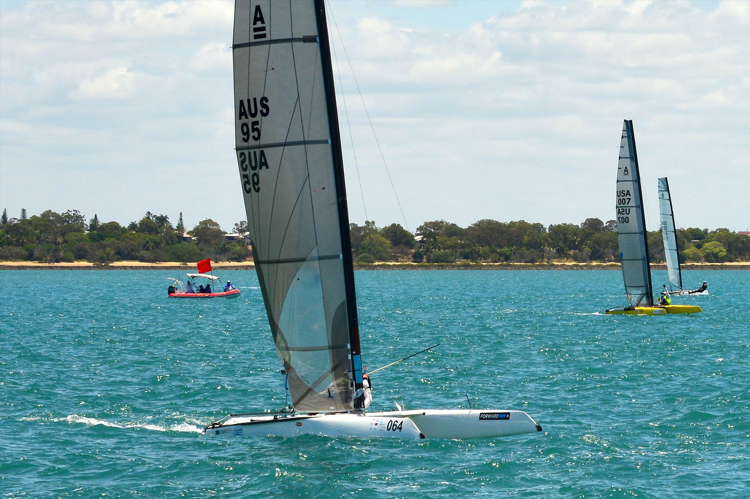 2018 "A" Class Catamaran Worlds (Race 1, Tues 20th)