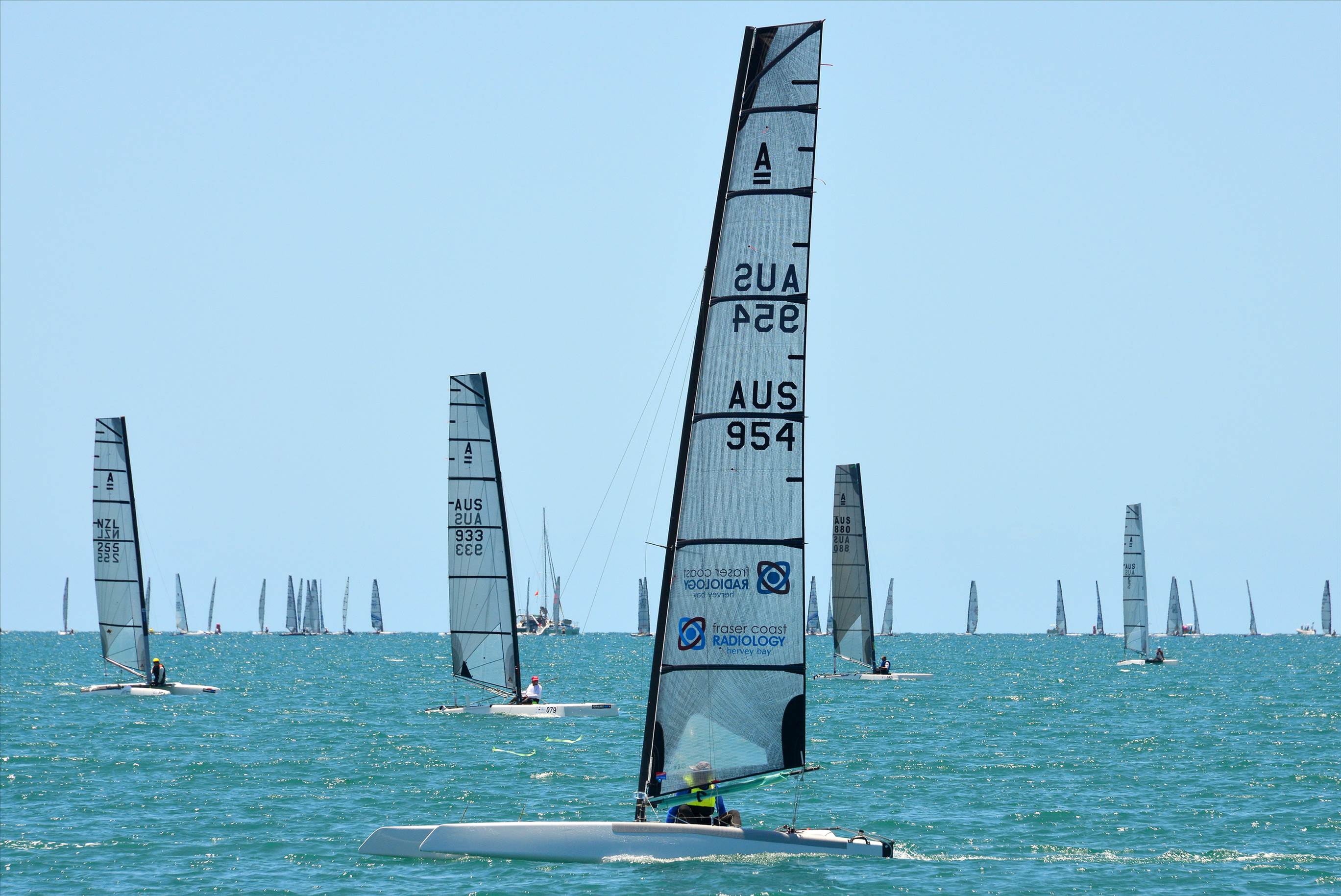 2018 "A" Class Catamaran Worlds (Race 1, Tues 20th)