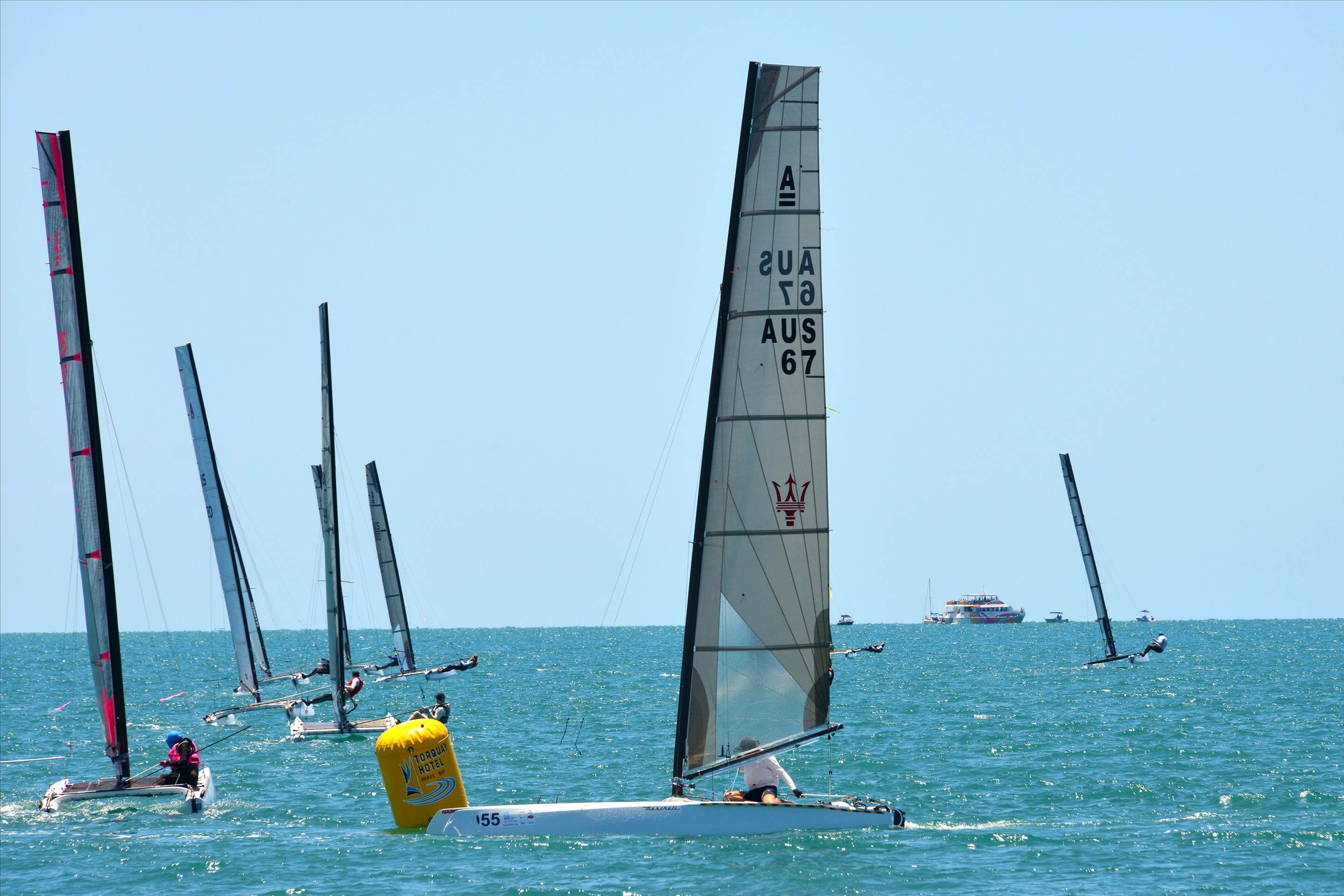 2018 "A" Class Catamaran Worlds (Race 1, Tues 20th)