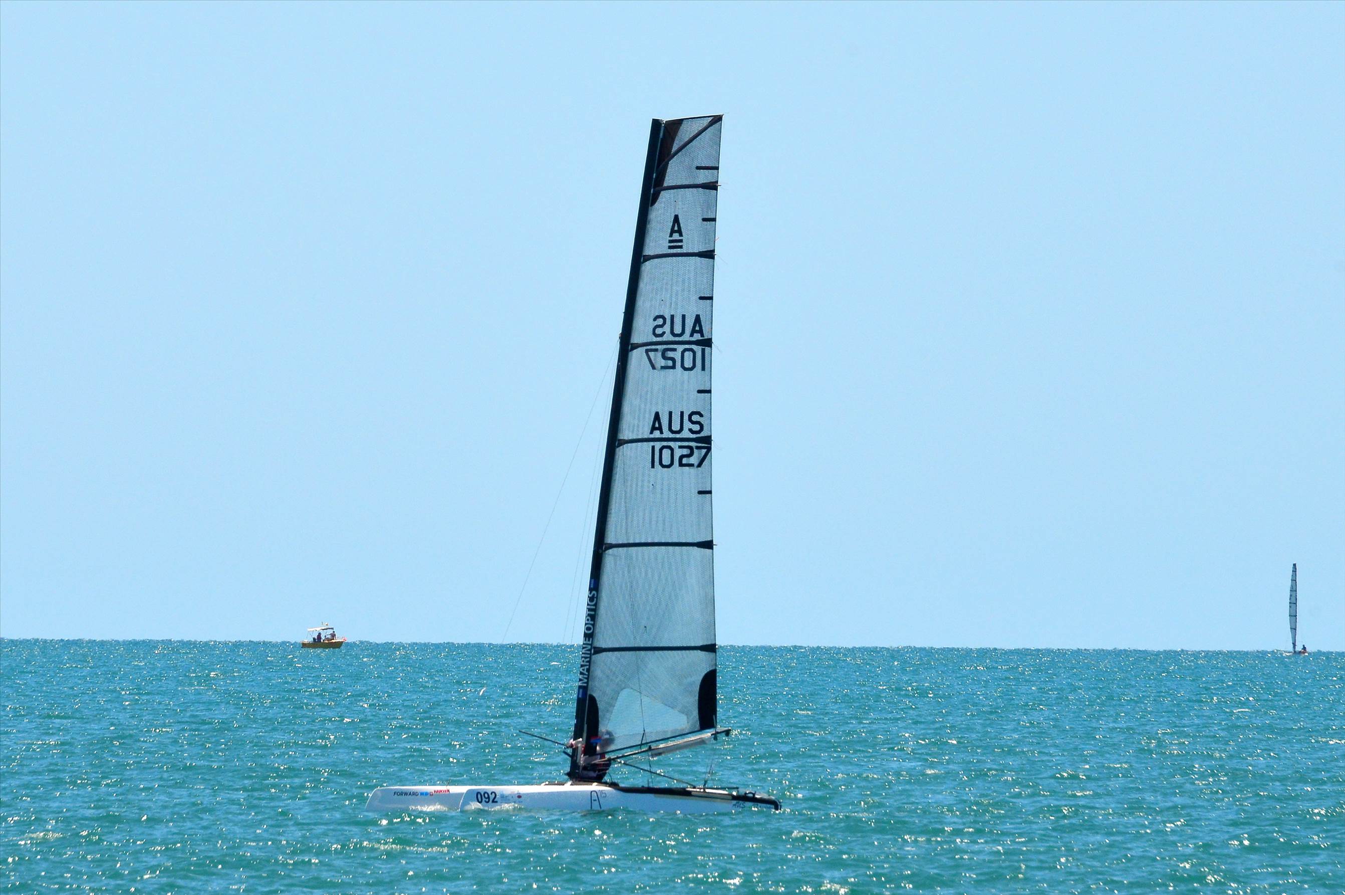 2018 "A" Class Catamaran Worlds (Race 1, Tues 20th)