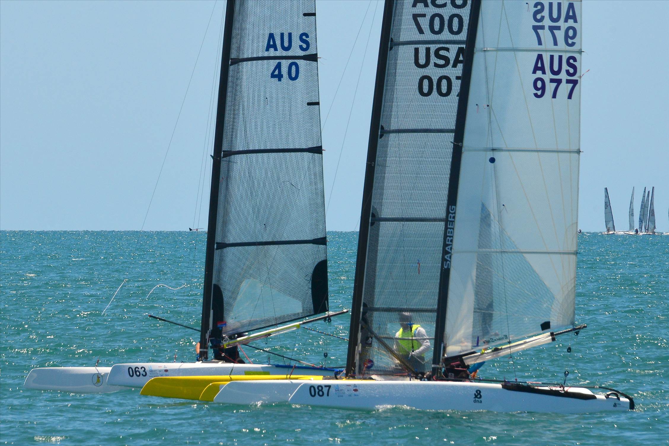 2018 "A" Class Catamaran Worlds (Race 1, Tues 20th)