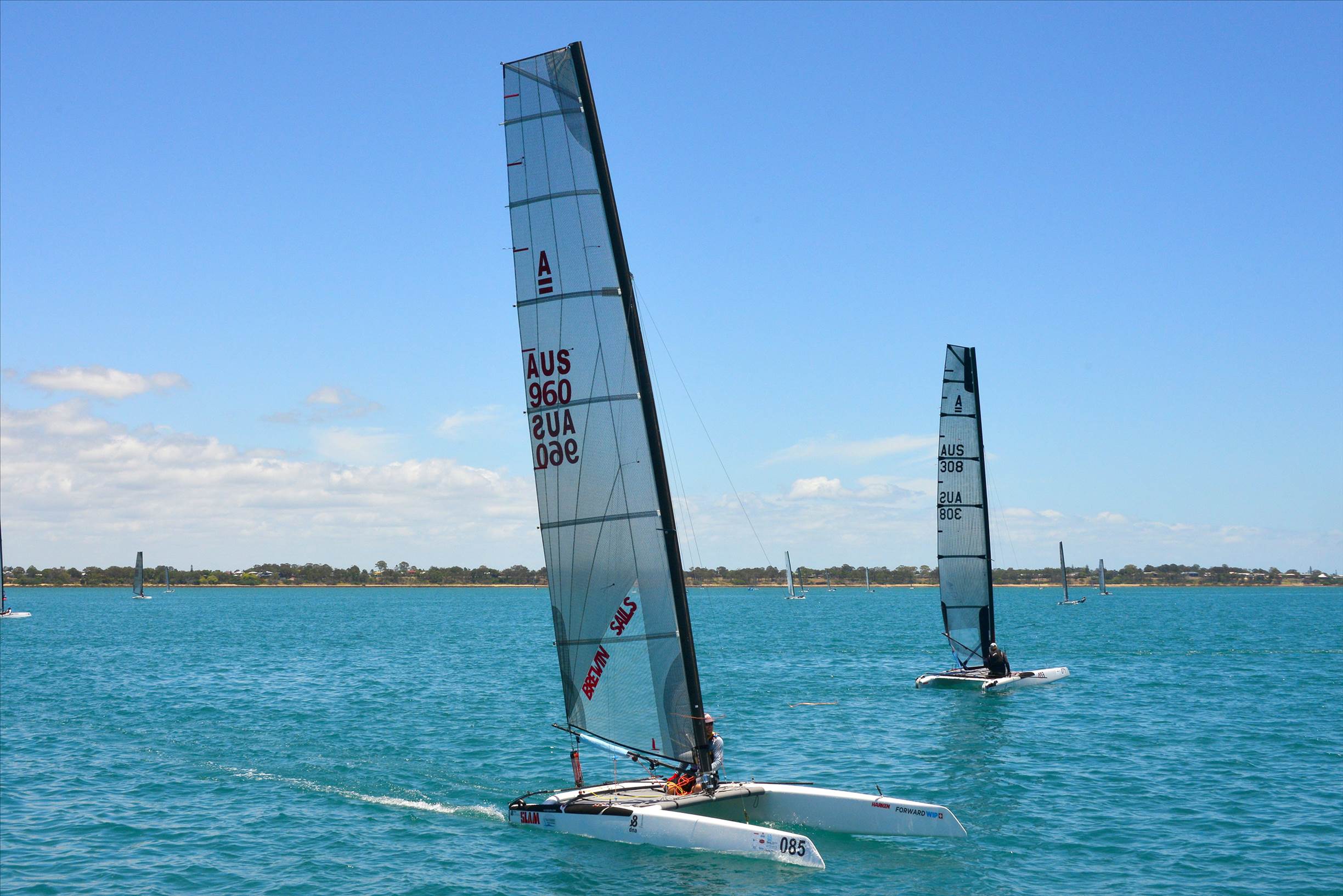 2018 "A" Class Catamaran Worlds (Race 2, Tues 20th)
