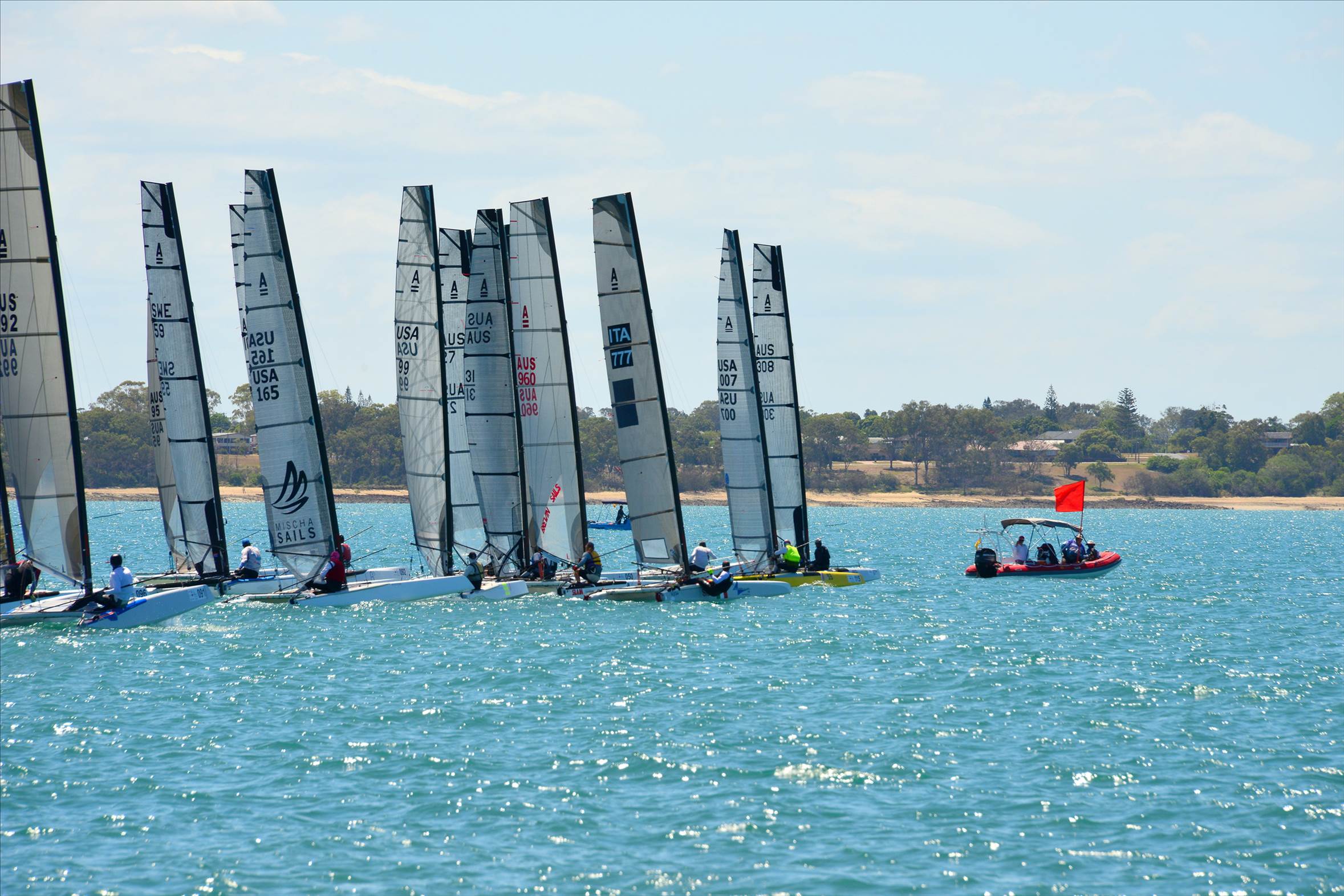 2018 "A" Class Catamaran Worlds (Race 2, Tues 20th)