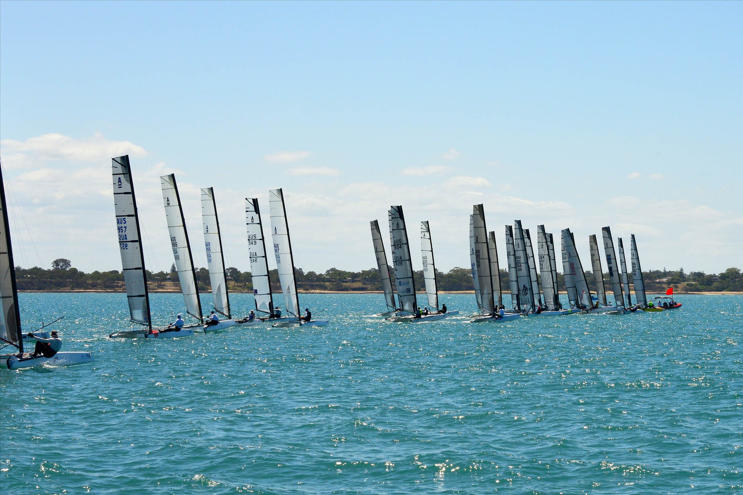 2018 "A" Class Catamaran Worlds (Race 2, Tues 20th)