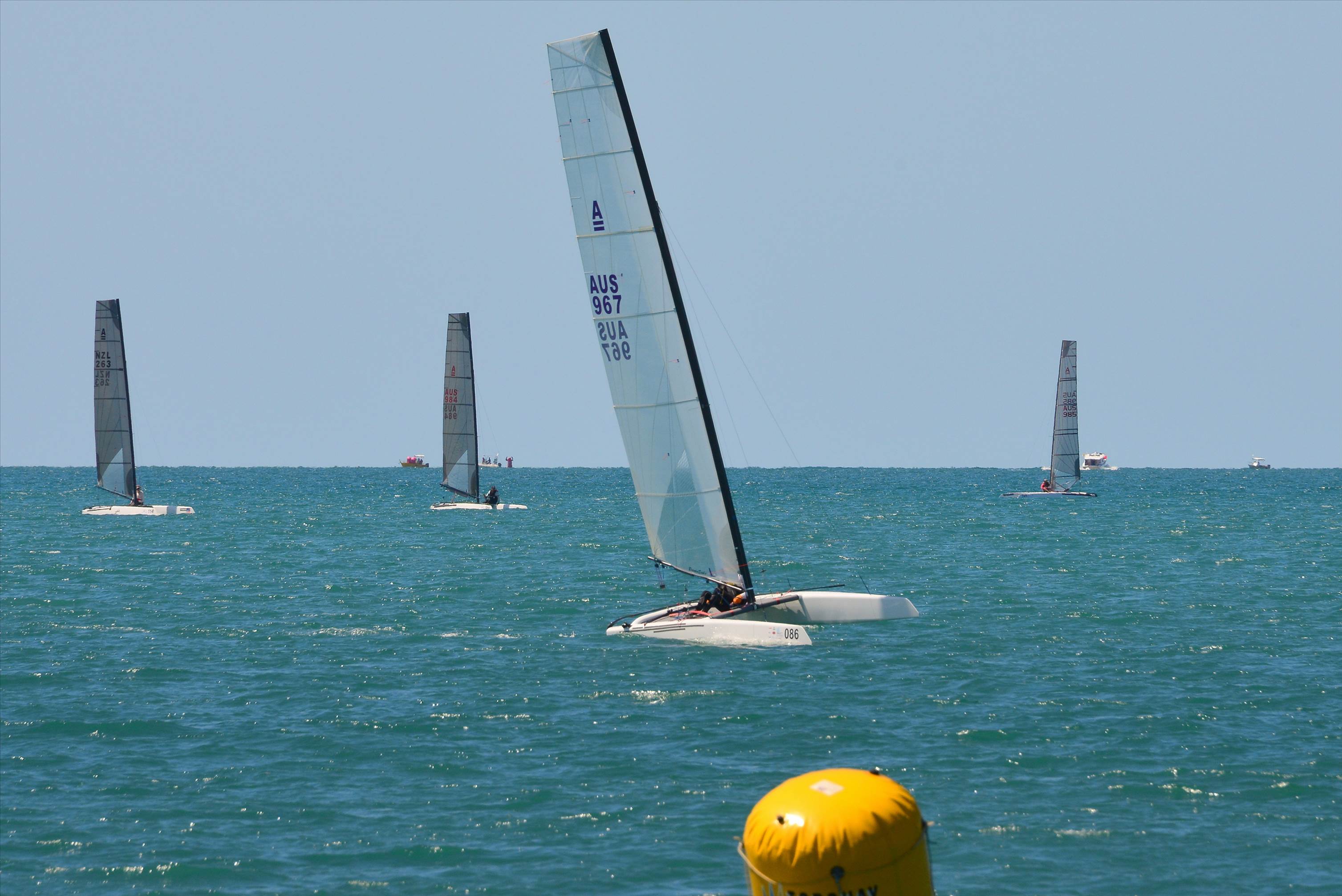 2018 "A" Class Catamaran Worlds (Race 2, Tues 20th)