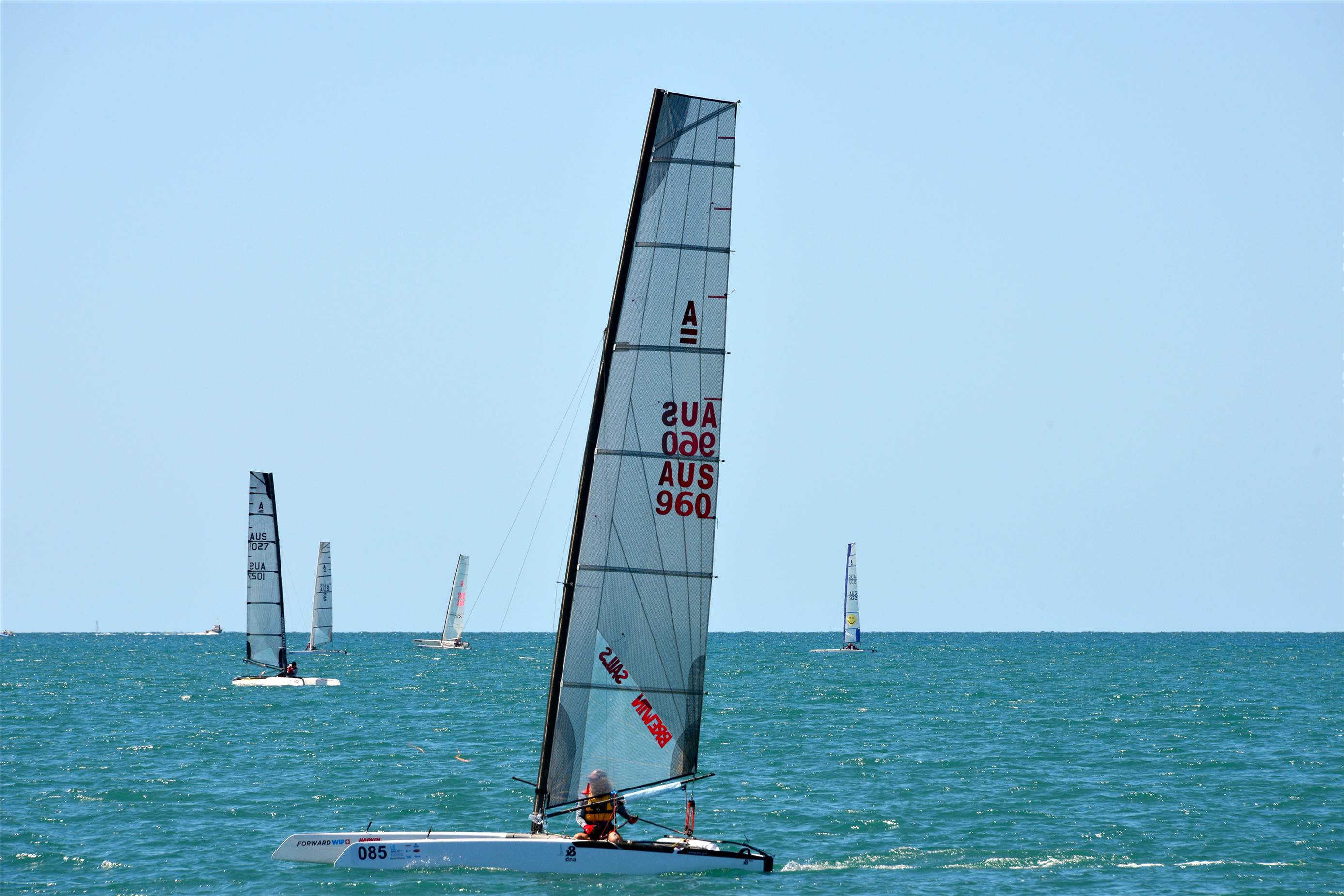 2018 "A" Class Catamaran Worlds (Race 2, Tues 20th)