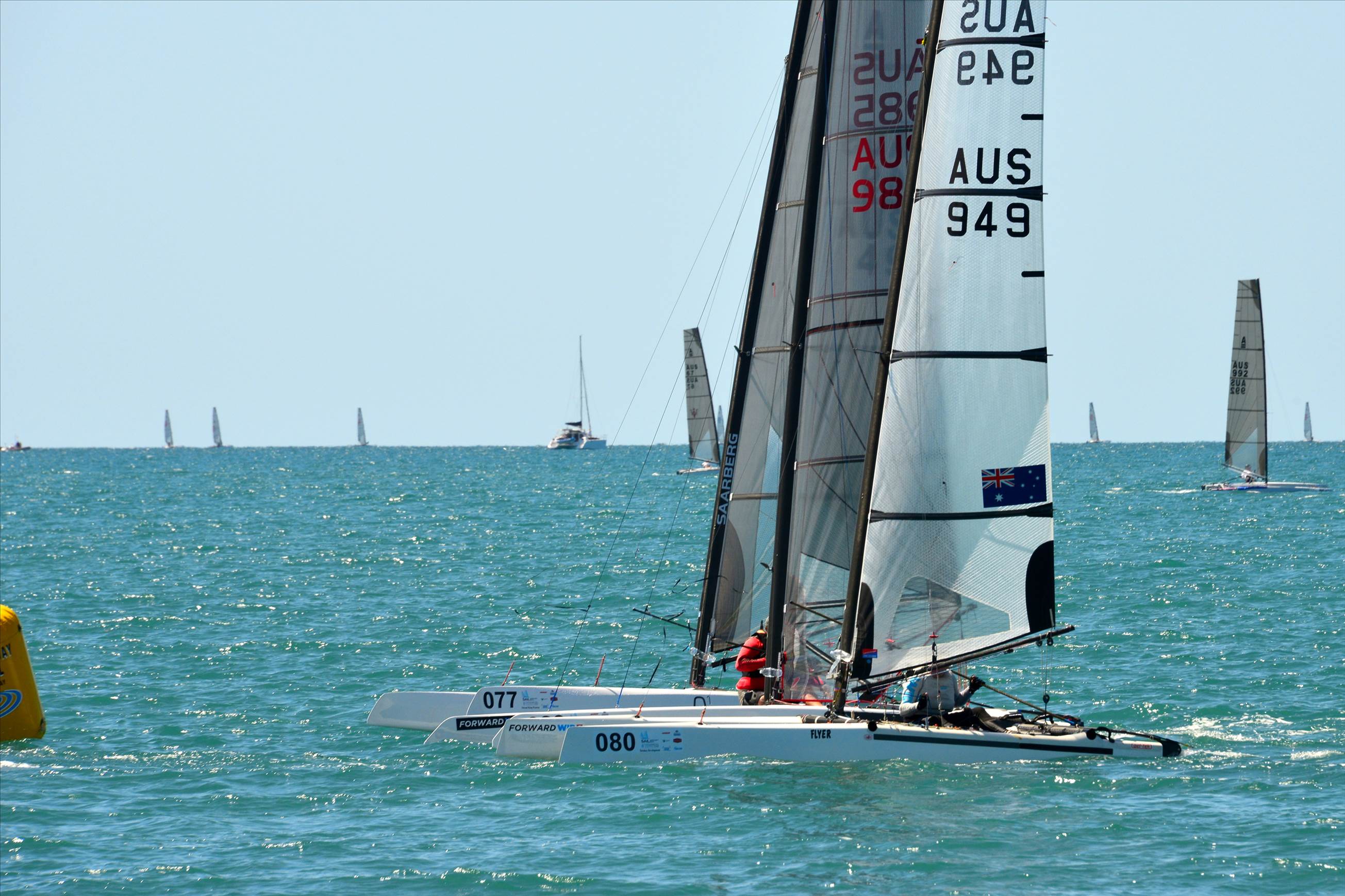 2018 "A" Class Catamaran Worlds (Race 2, Tues 20th)
