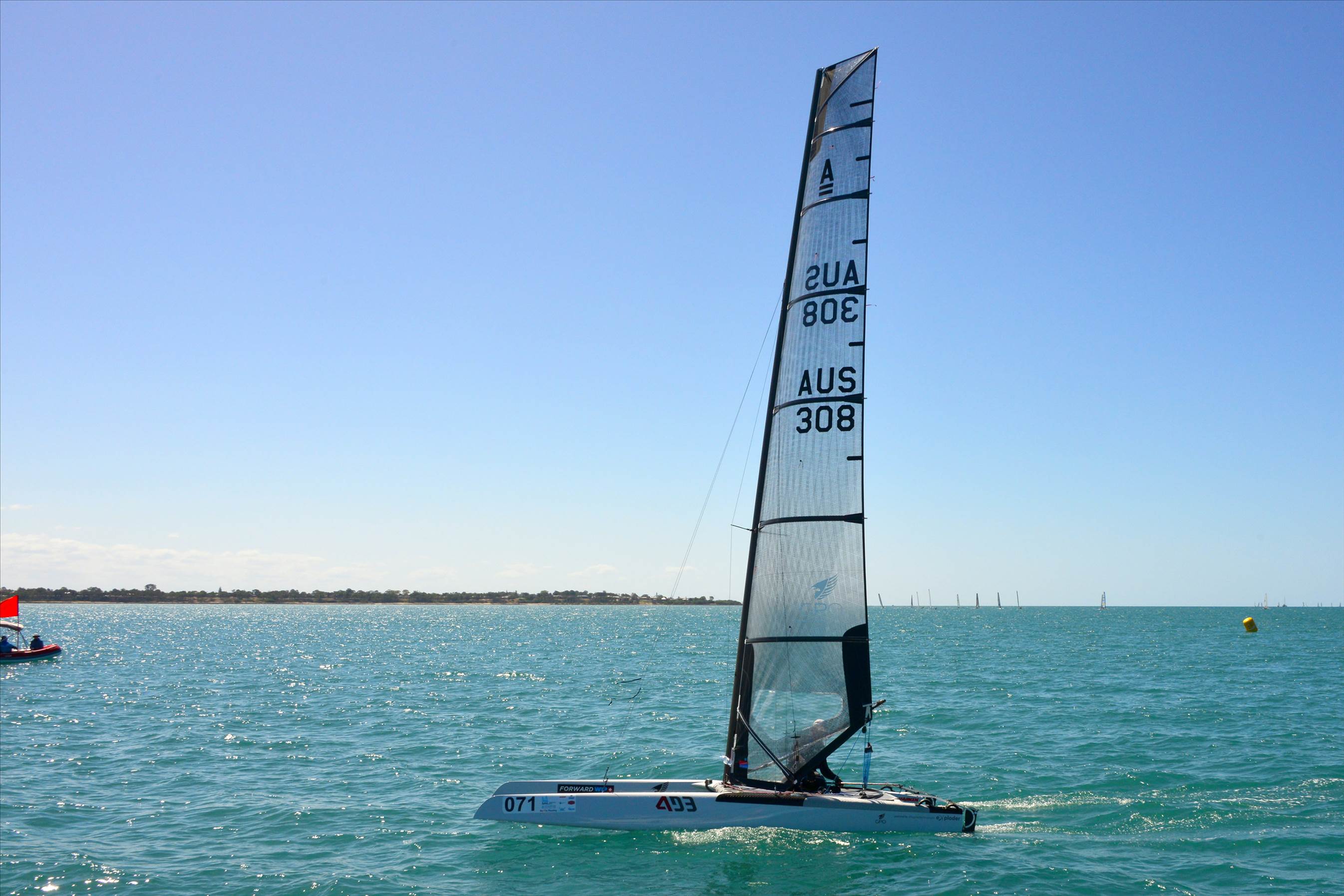 2018 "A" Class Catamaran Worlds (Race 2, Tues 20th)