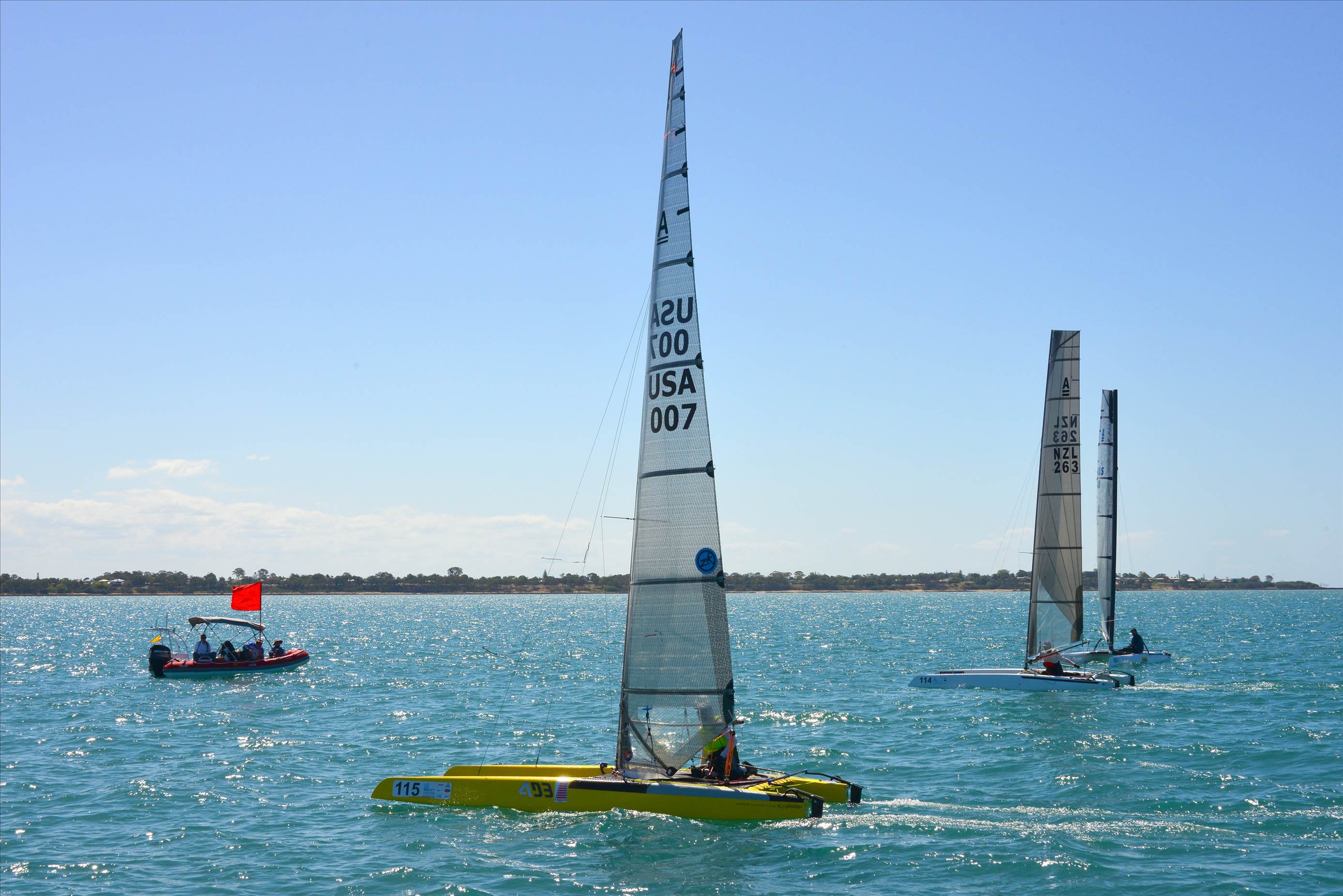2018 "A" Class Catamaran Worlds (Race 2, Tues 20th)