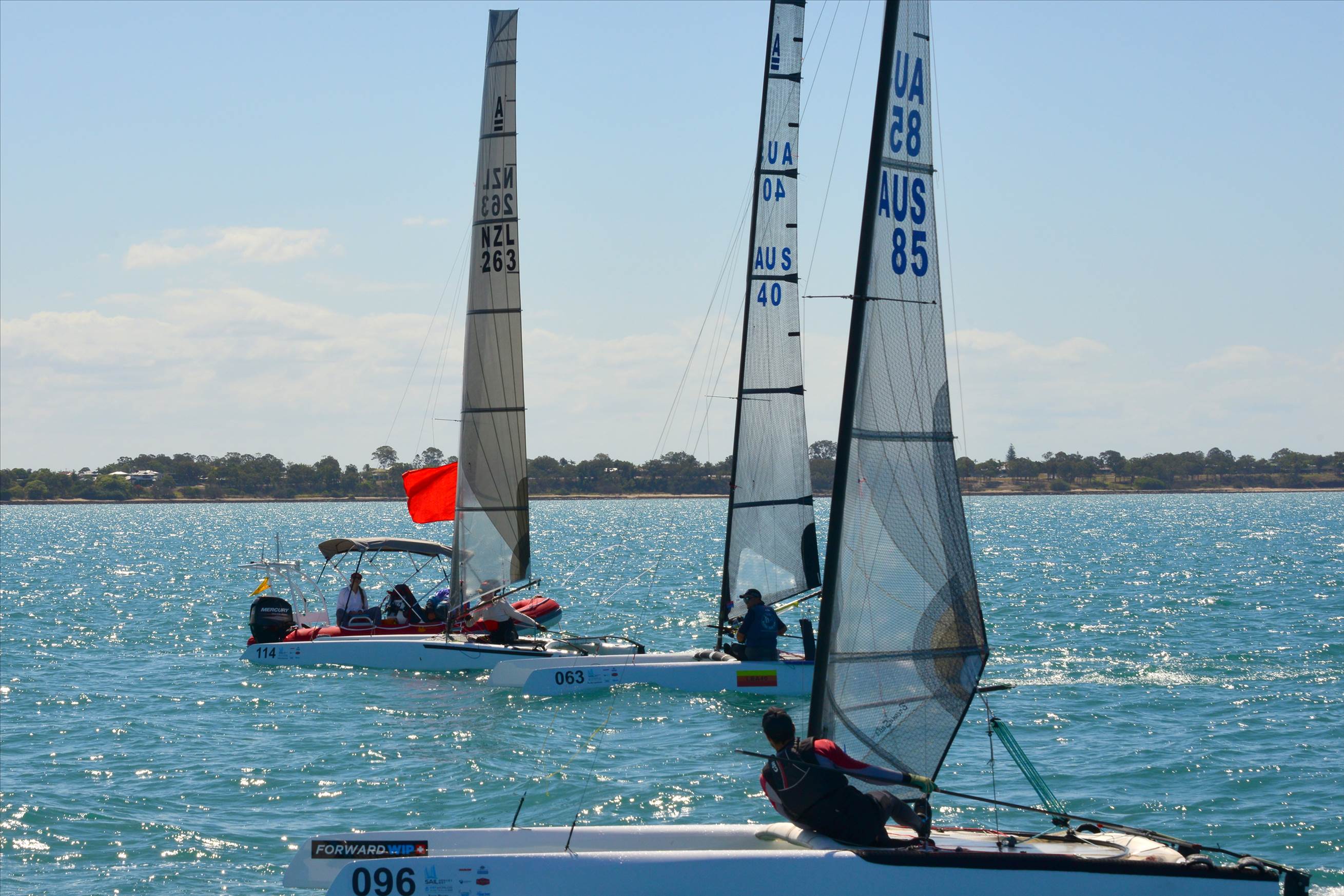2018 "A" Class Catamaran Worlds (Race 2, Tues 20th)