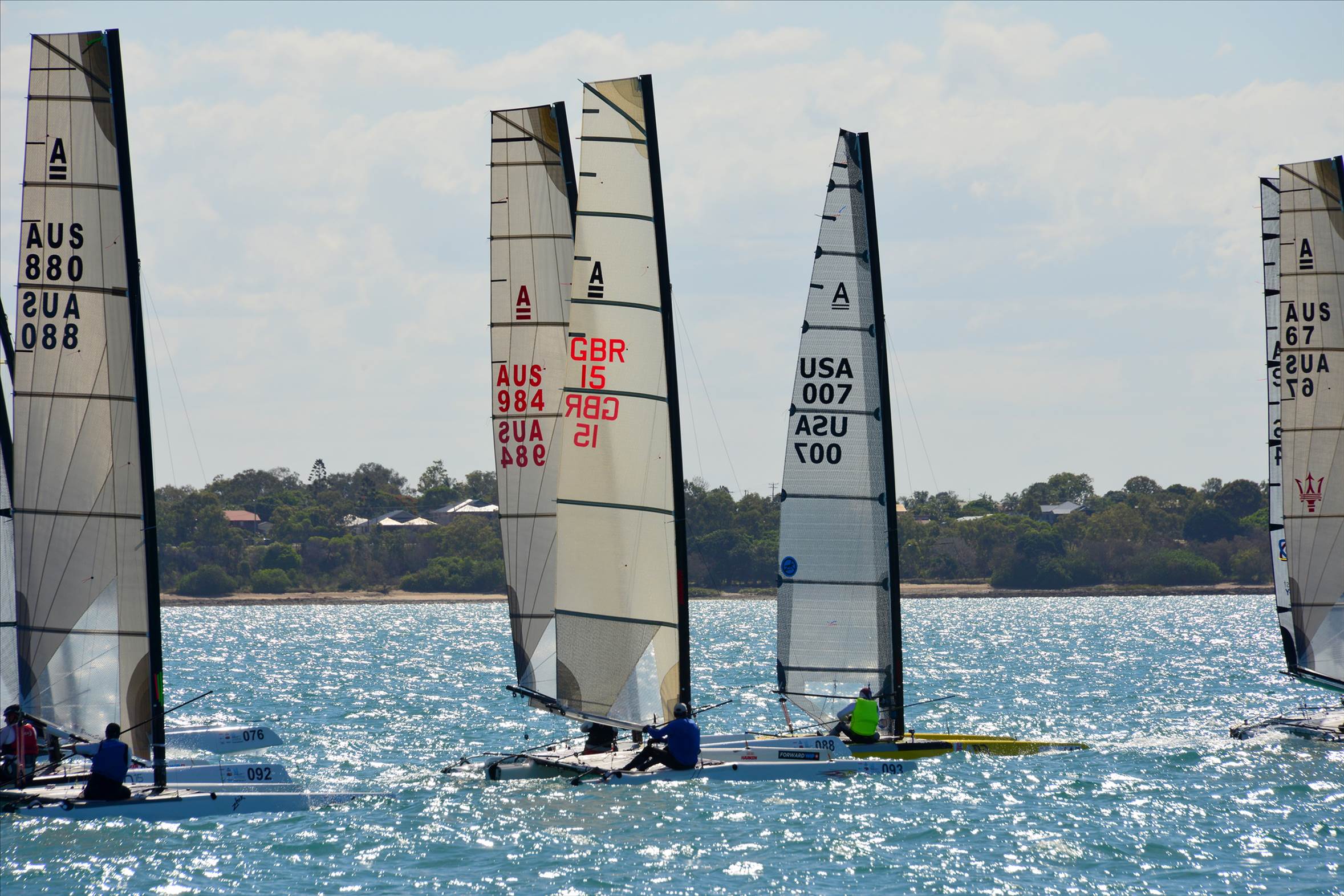 2018 "A" Class Catamaran Worlds (Race 3, Tues 20th)