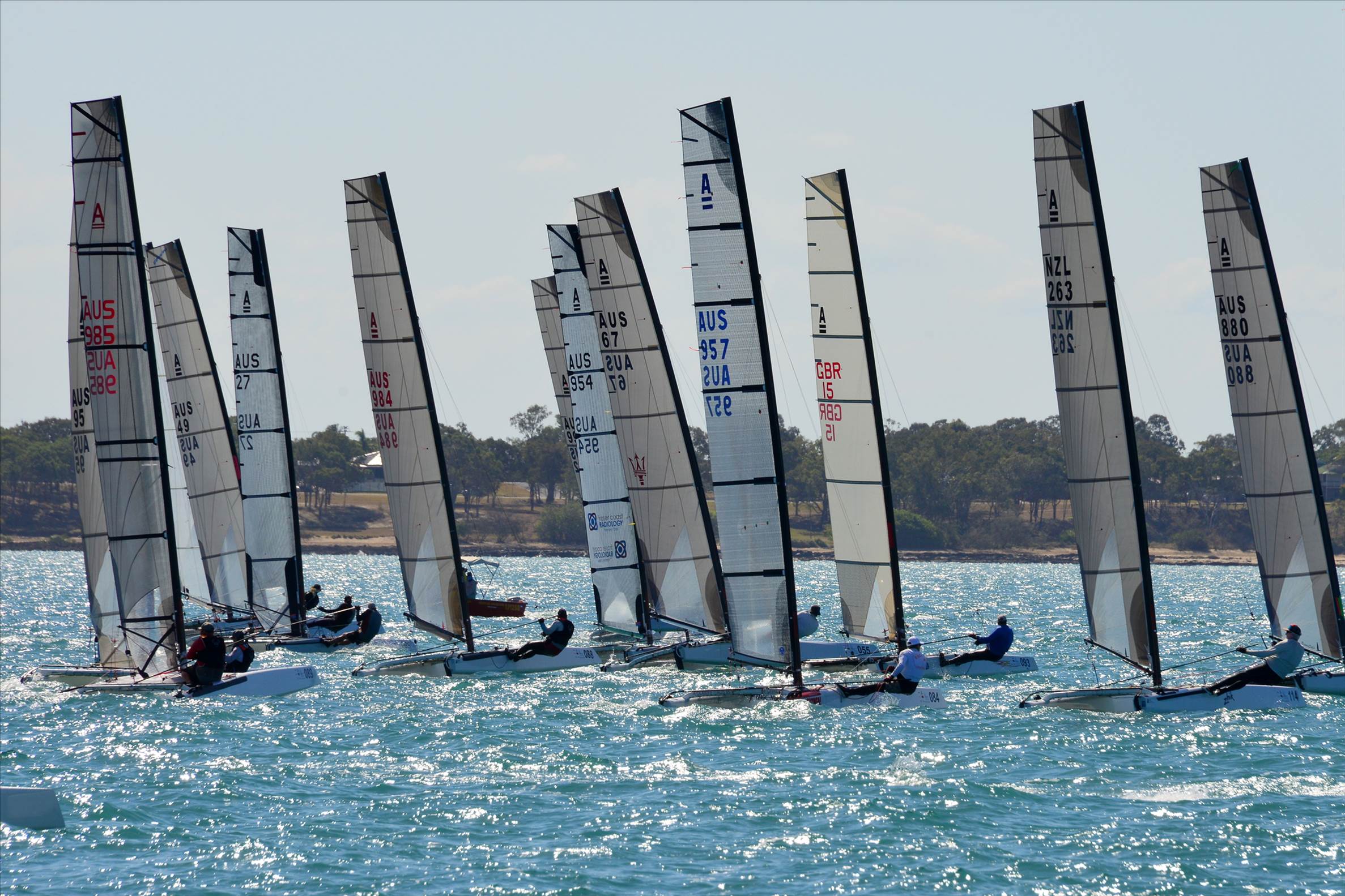 2018 "A" Class Catamaran Worlds (Race 3, Tues 20th)