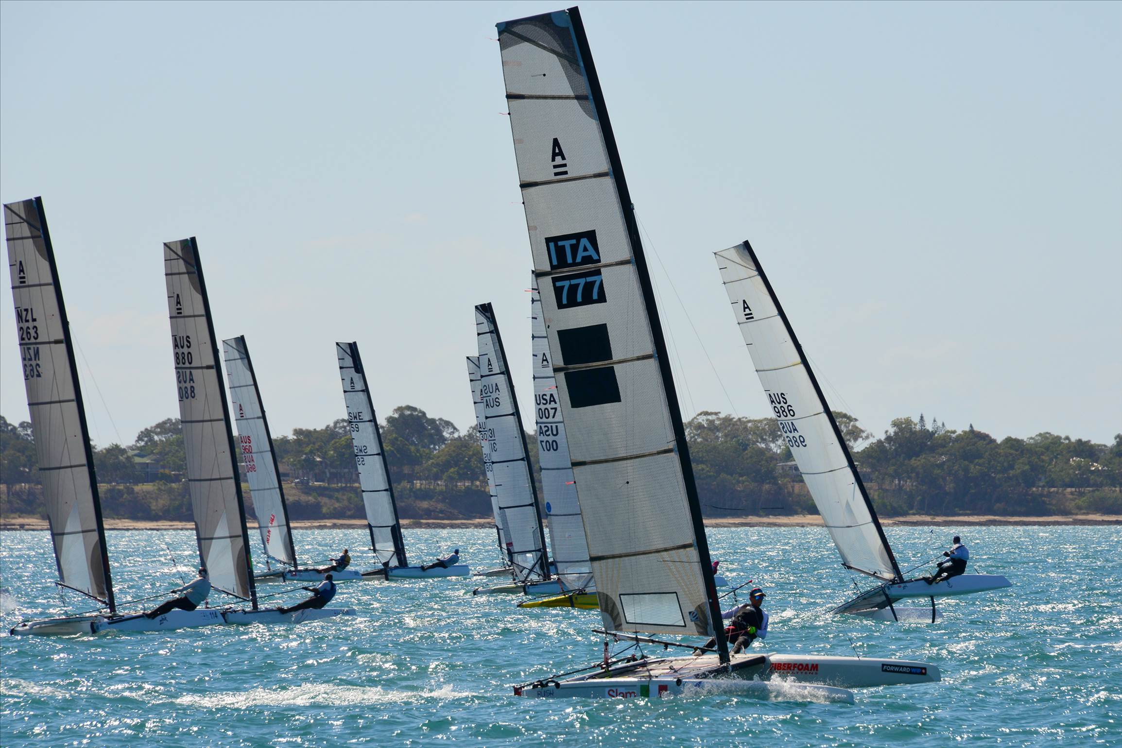 2018 "A" Class Catamaran Worlds (Race 3, Tues 20th)