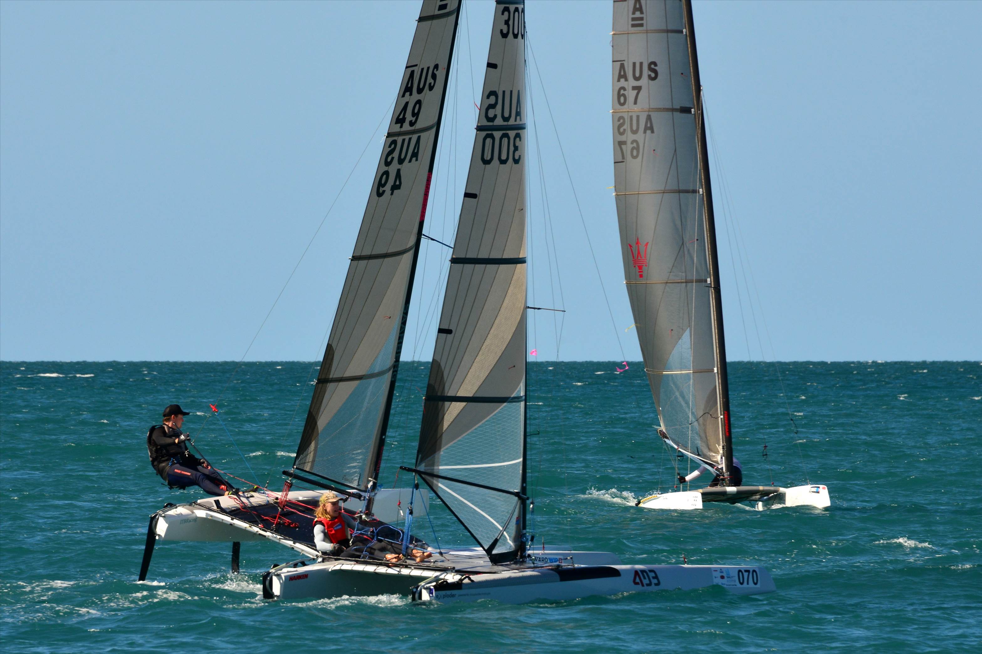 2018 "A" Class Catamaran Worlds (Race 3, Tues 20th)