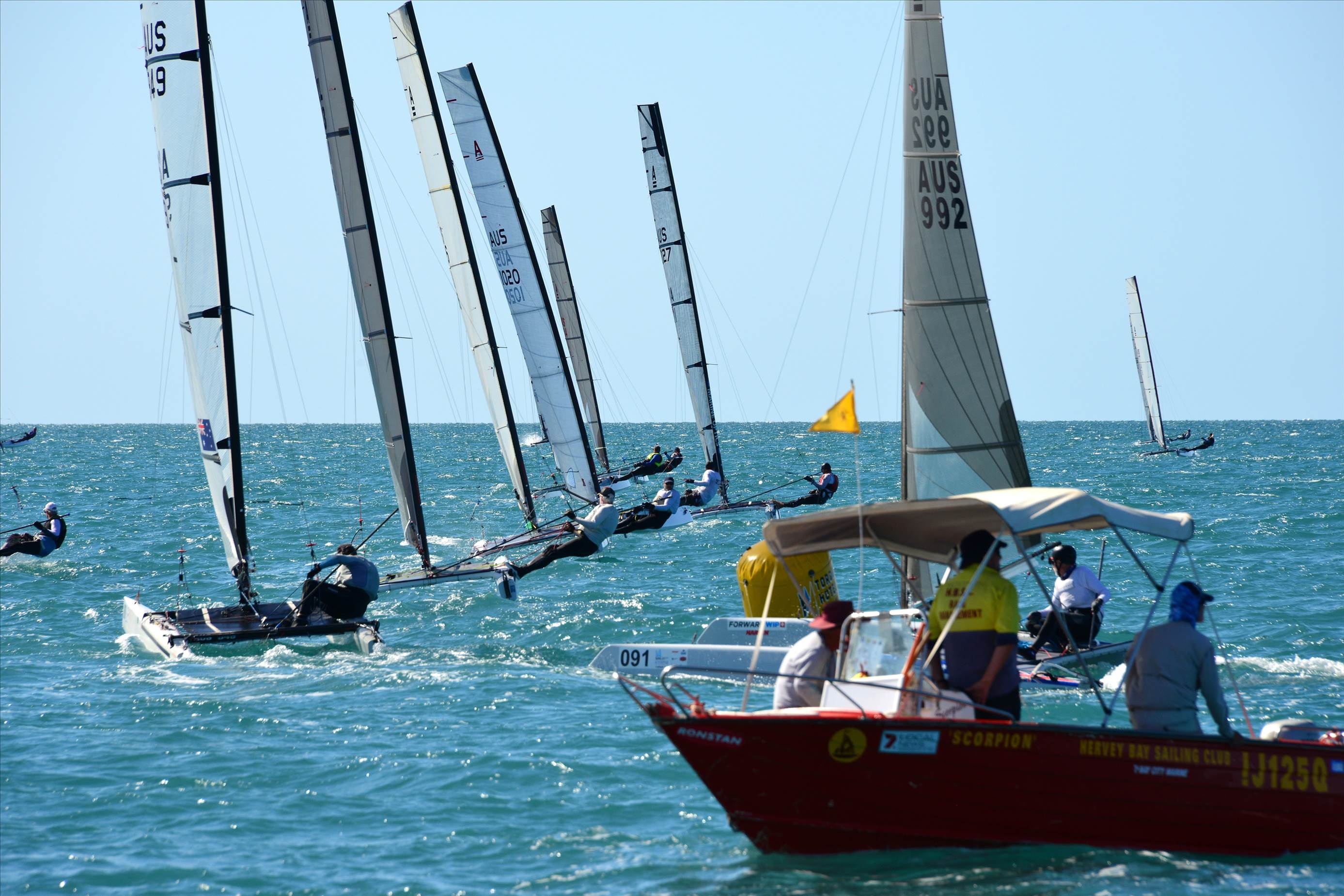 2018 "A" Class Catamaran Worlds (Race 3, Tues 20th)