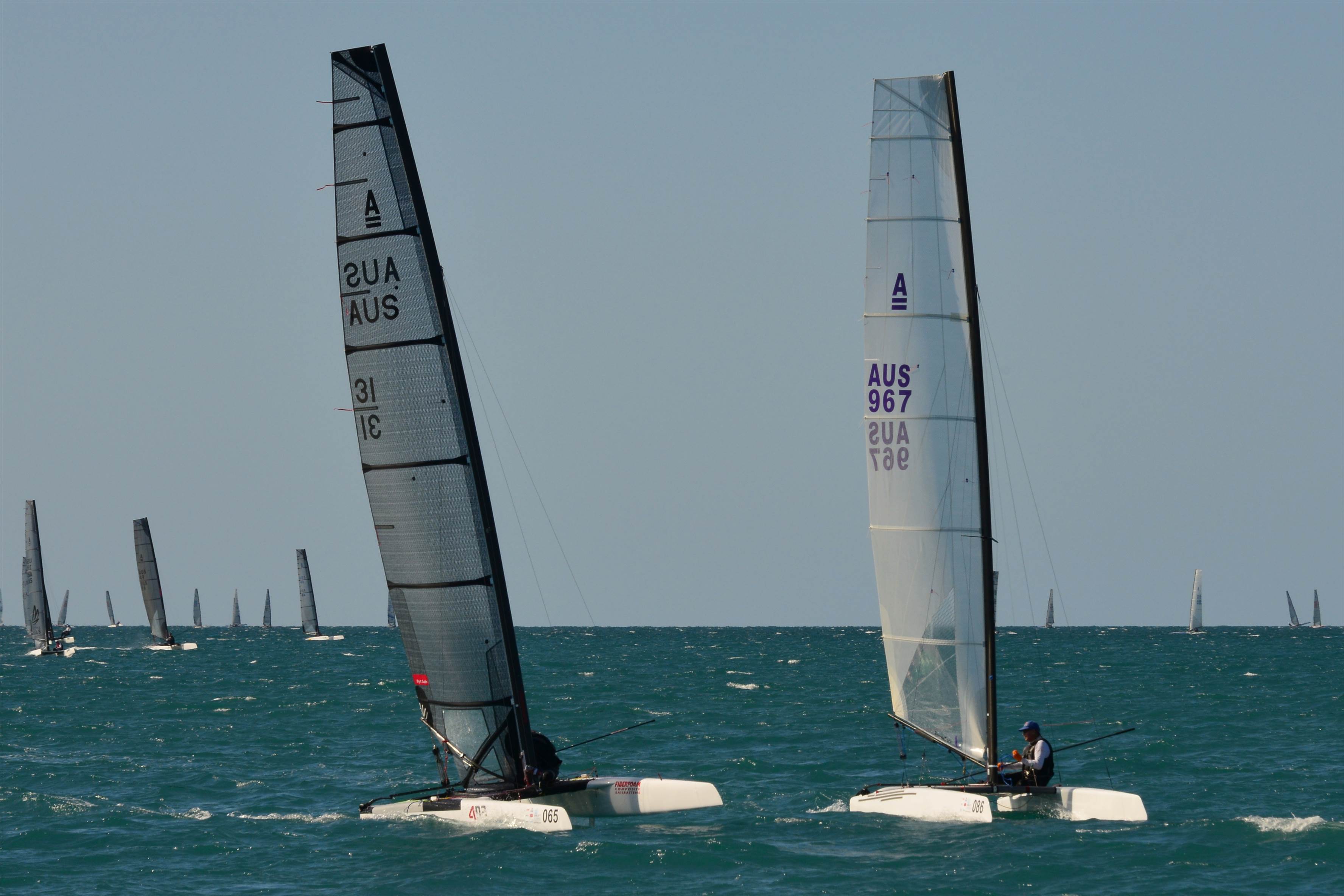 2018 "A" Class Catamaran Worlds (Race 3, Tues 20th)