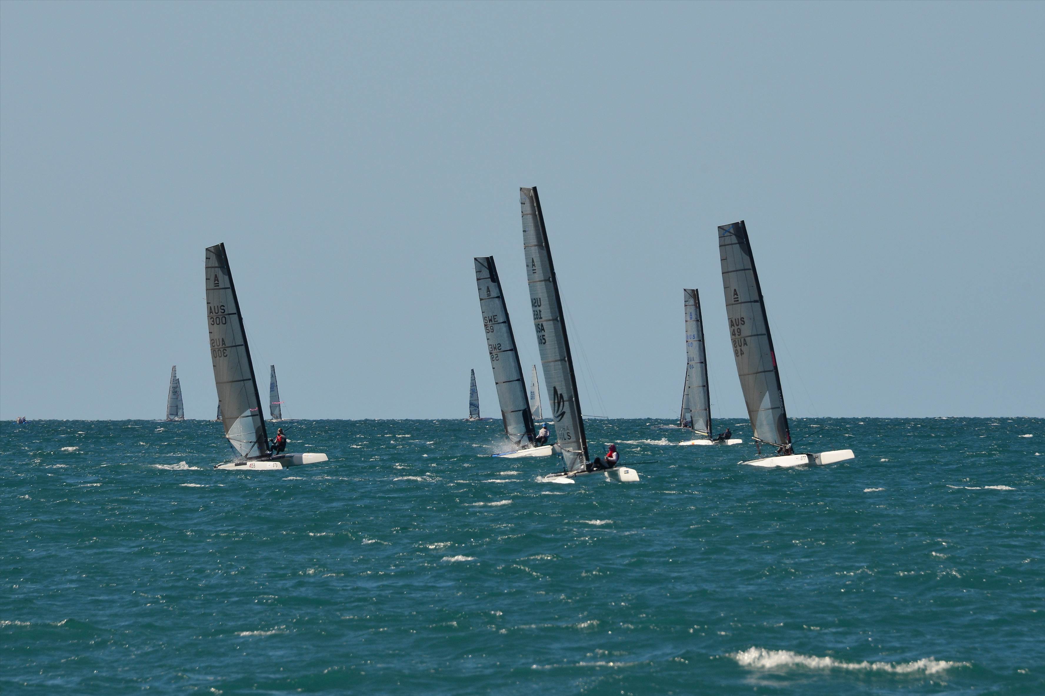 2018 "A" Class Catamaran Worlds (Race 3, Tues 20th)