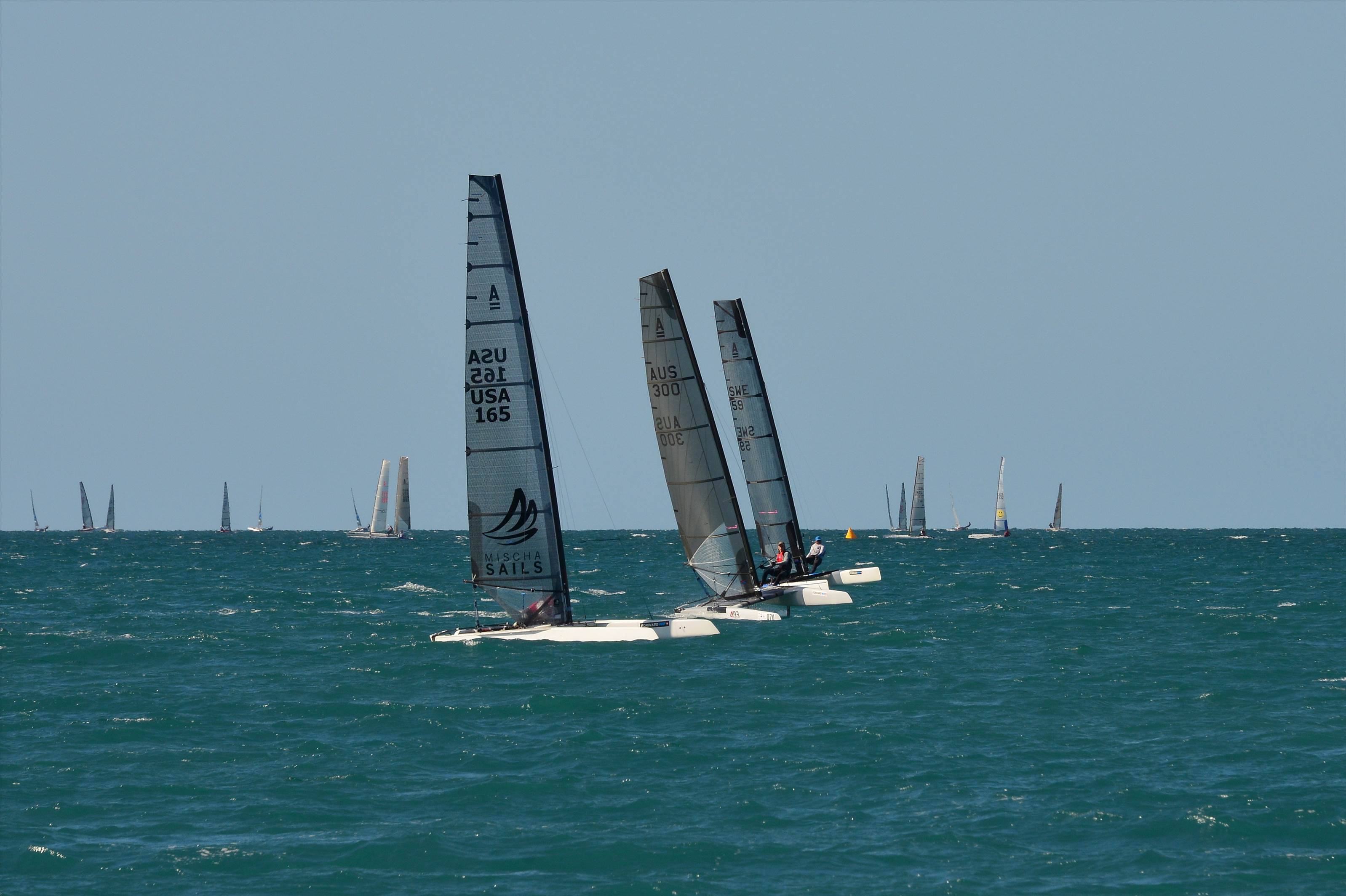 2018 "A" Class Catamaran Worlds (Race 3, Tues 20th)