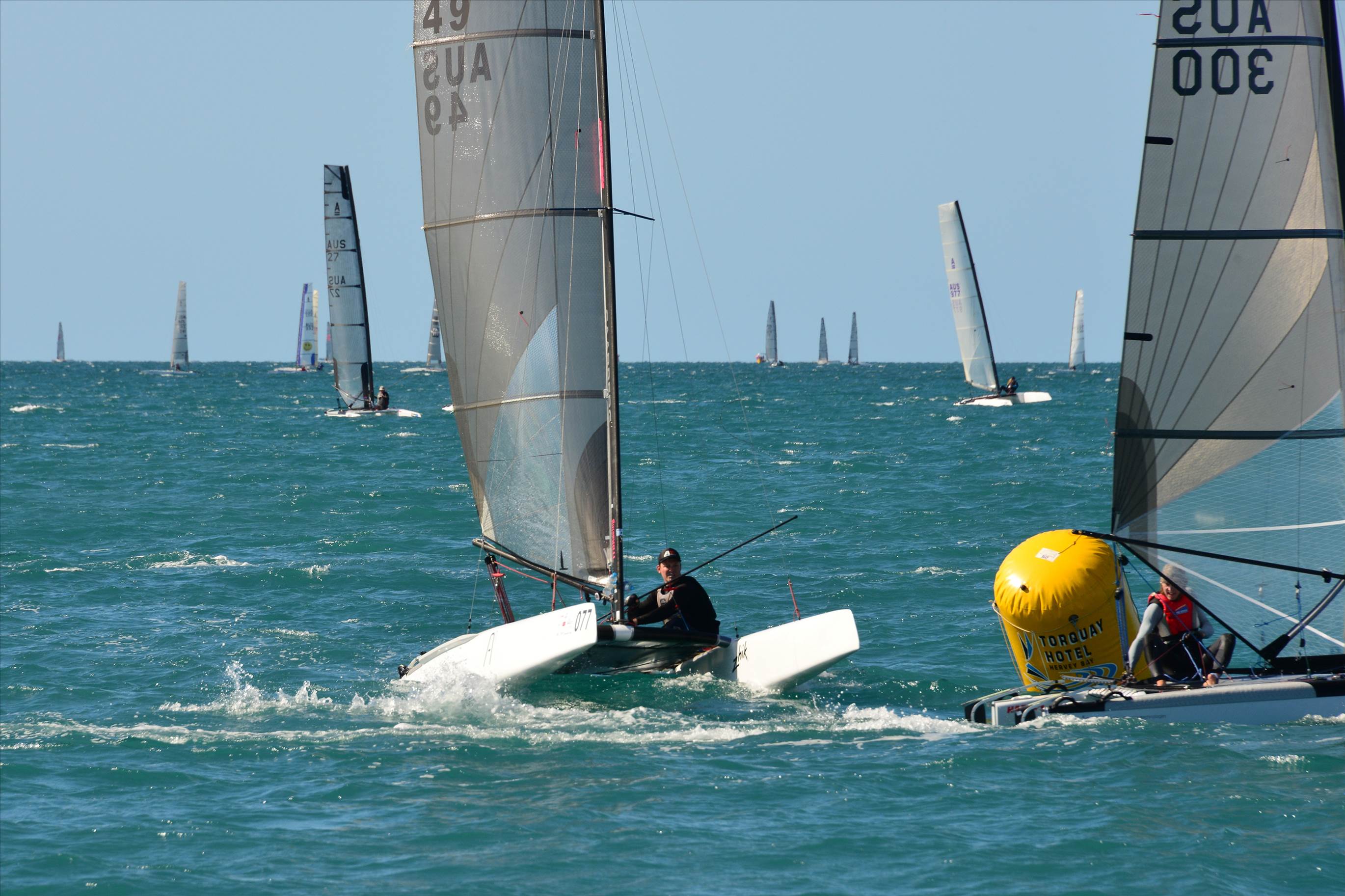 2018 "A" Class Catamaran Worlds (Race 3, Tues 20th)