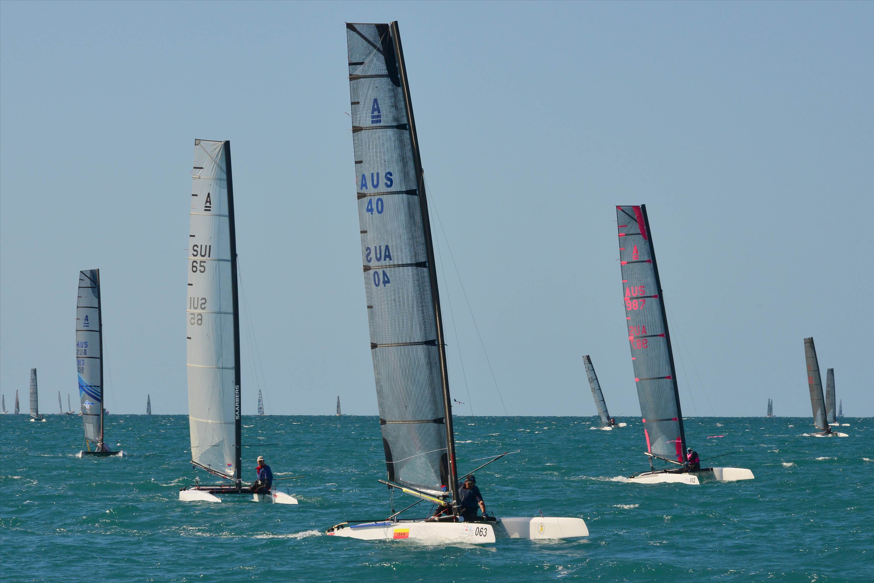 2018 "A" Class Catamaran Worlds (Race 3, Tues 20th)