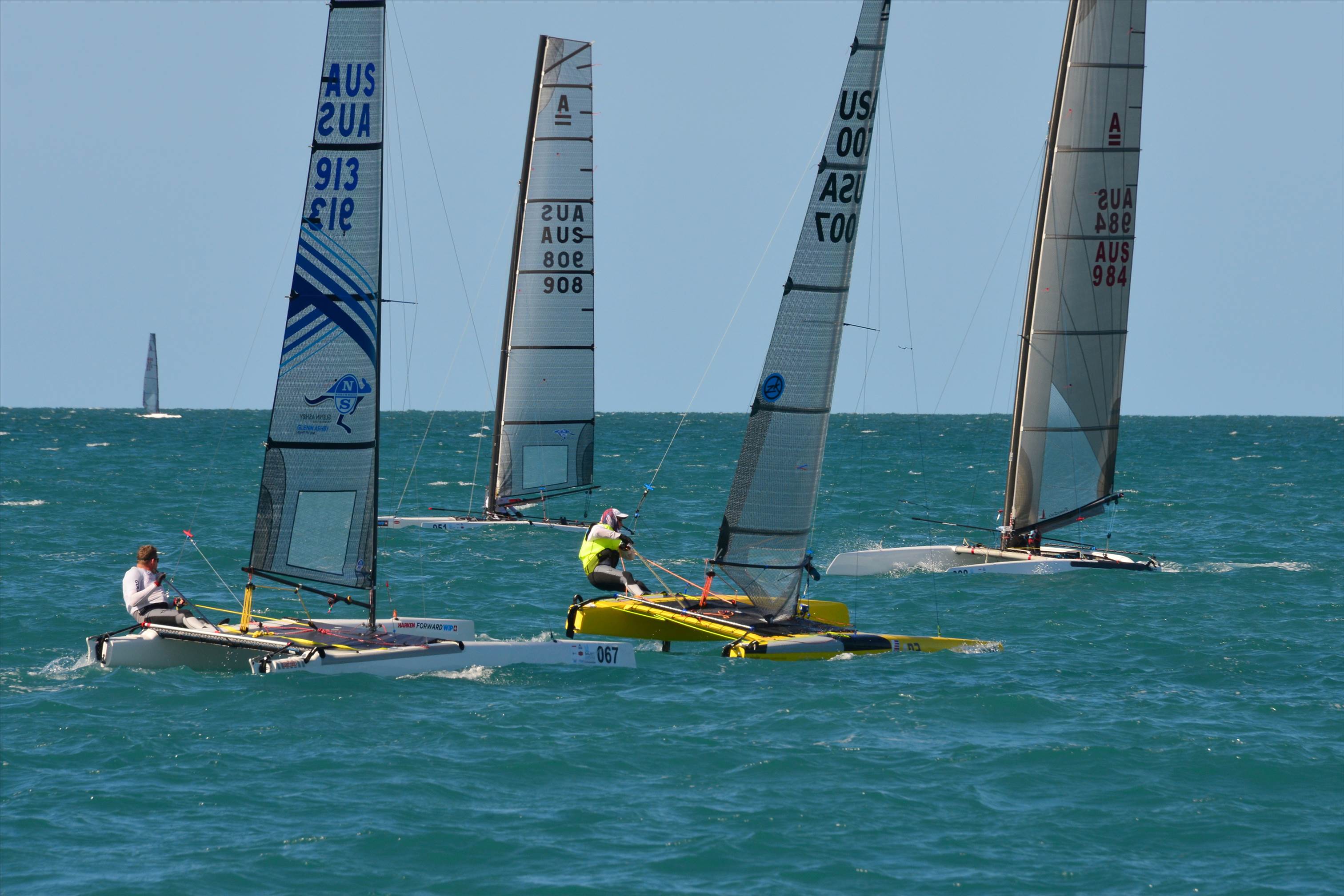 2018 "A" Class Catamaran Worlds (Race 3, Tues 20th)