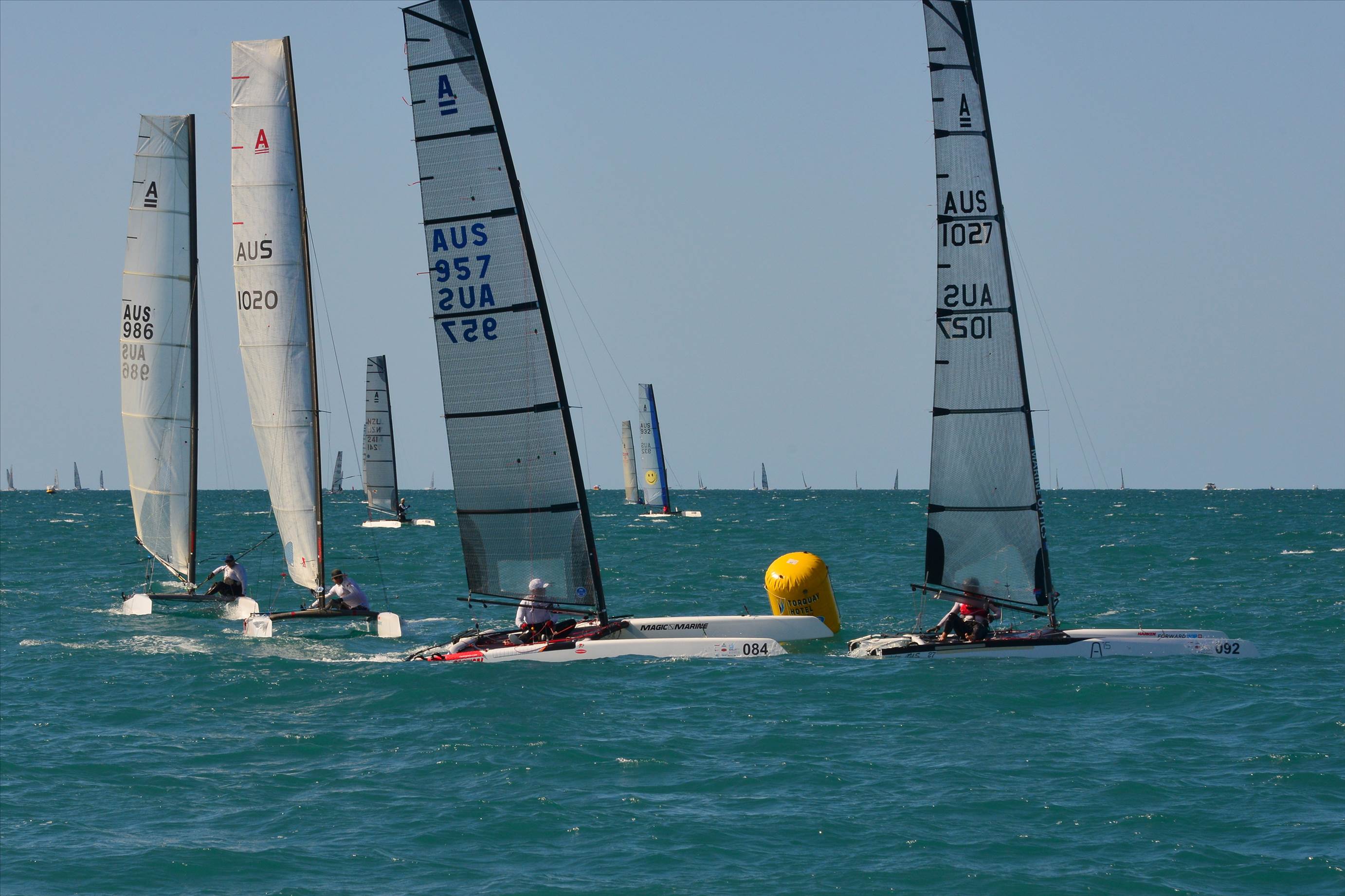 2018 "A" Class Catamaran Worlds (Race 3, Tues 20th)