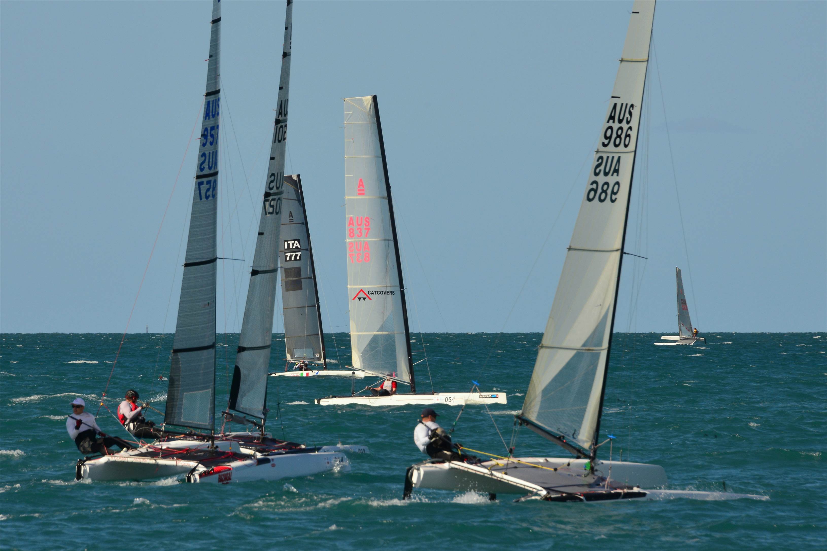 2018 "A" Class Catamaran Worlds (Race 3, Tues 20th)