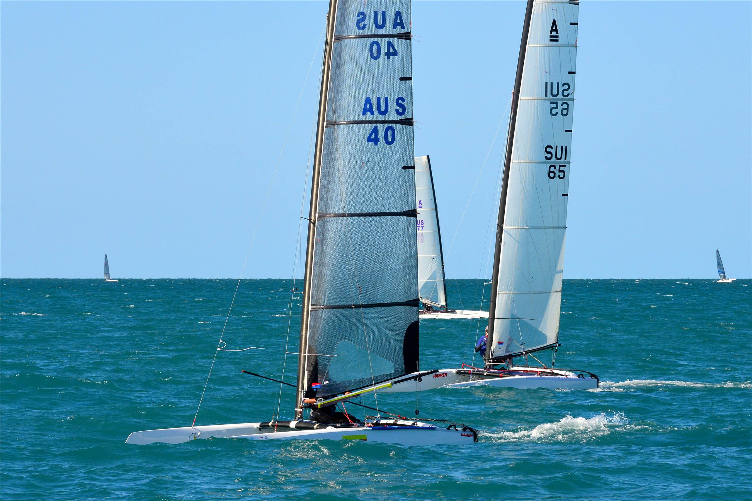 2018 "A" Class Catamaran Worlds (Race 3, Tues 20th)