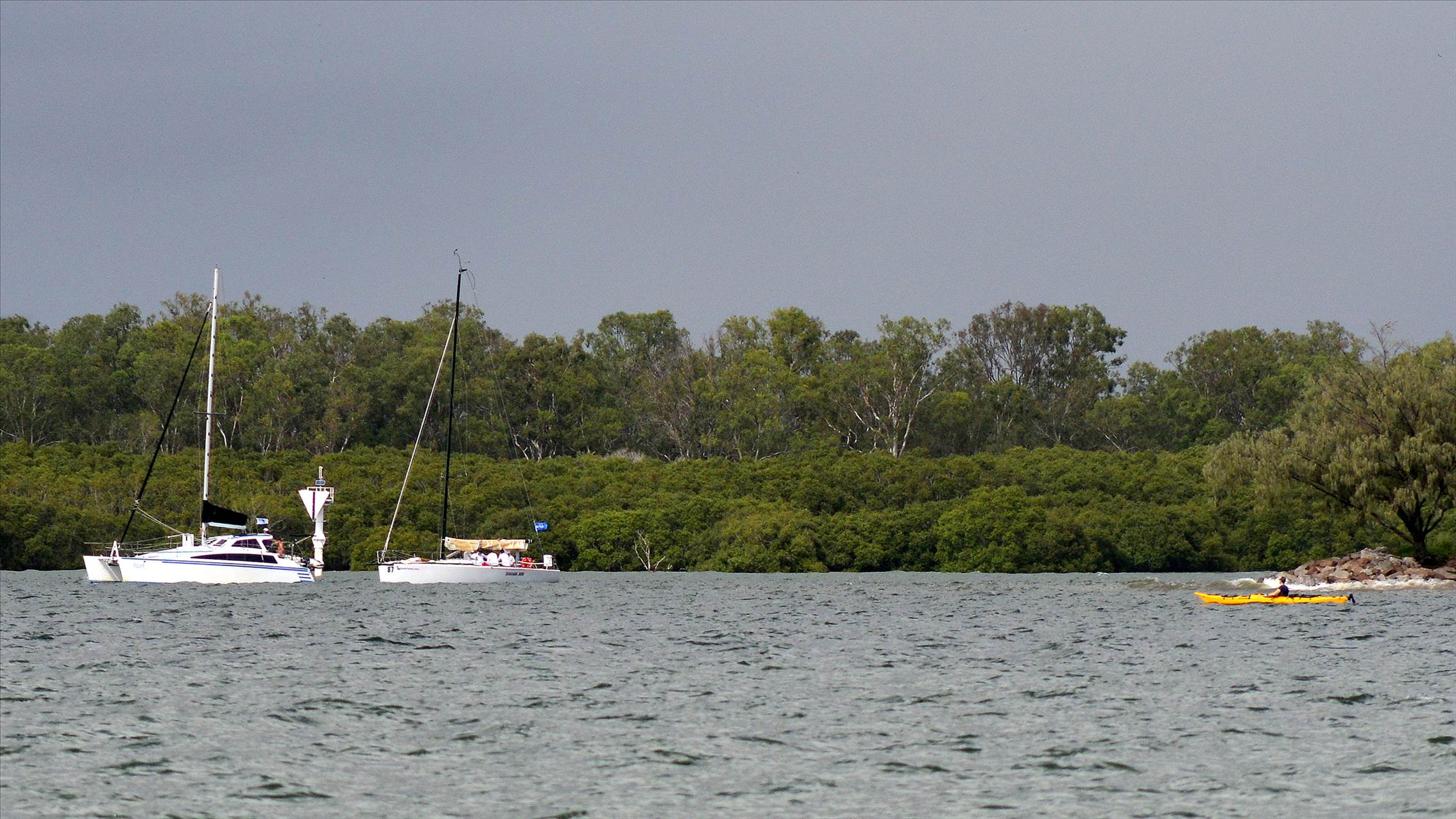 2018 Brisbane to Gladstone Multihull Race Start