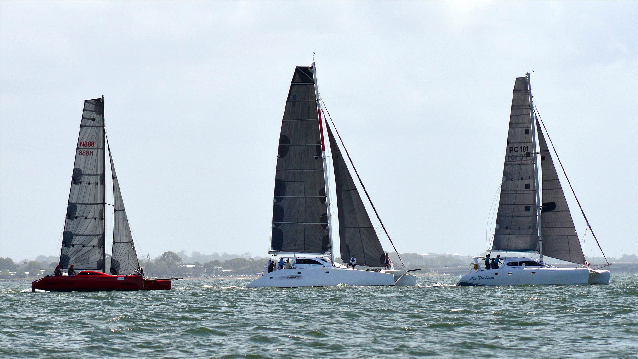 2018 Brisbane to Gladstone Multihull Race Start
